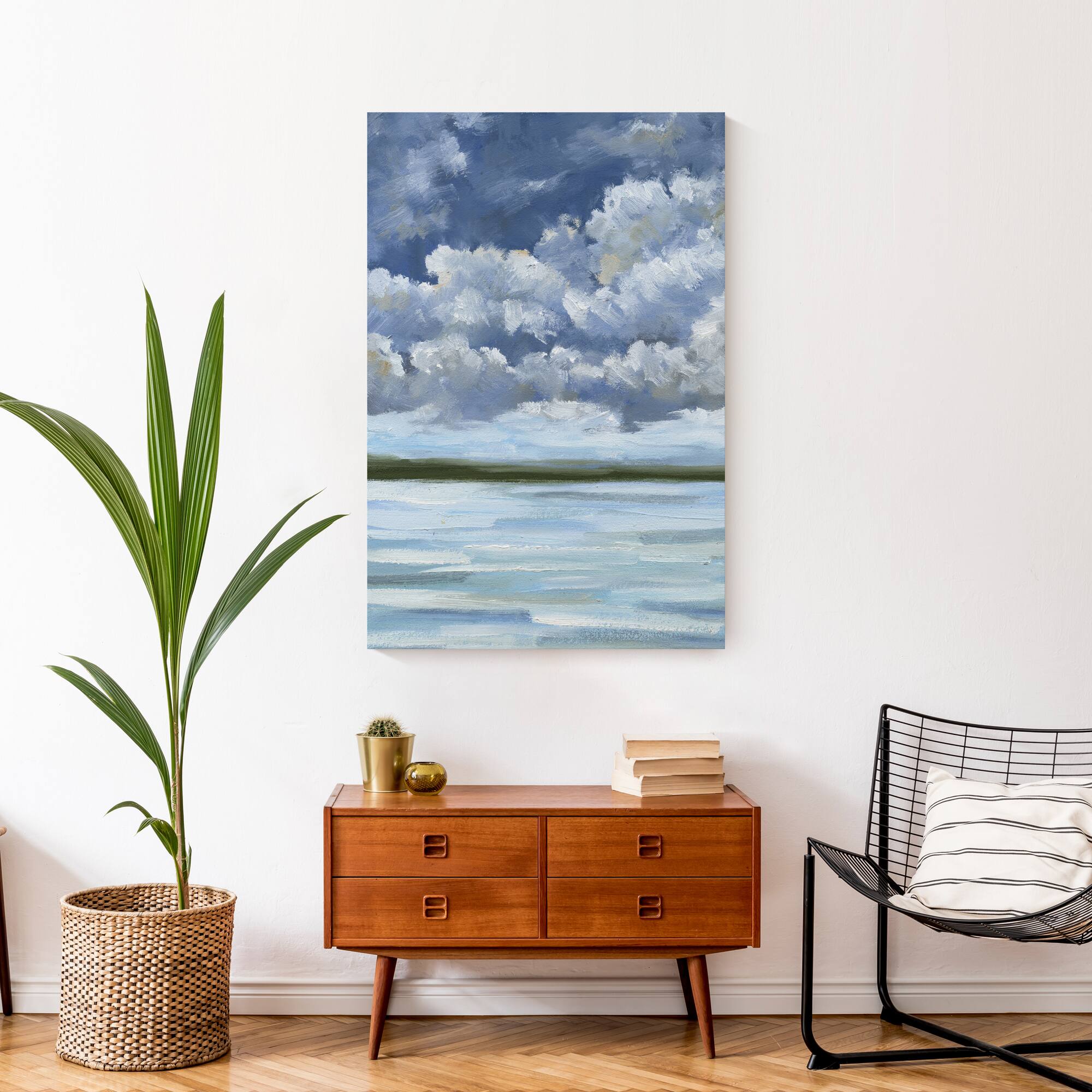 Calm Beach Coast 24" x 36" Canvas Wall Art