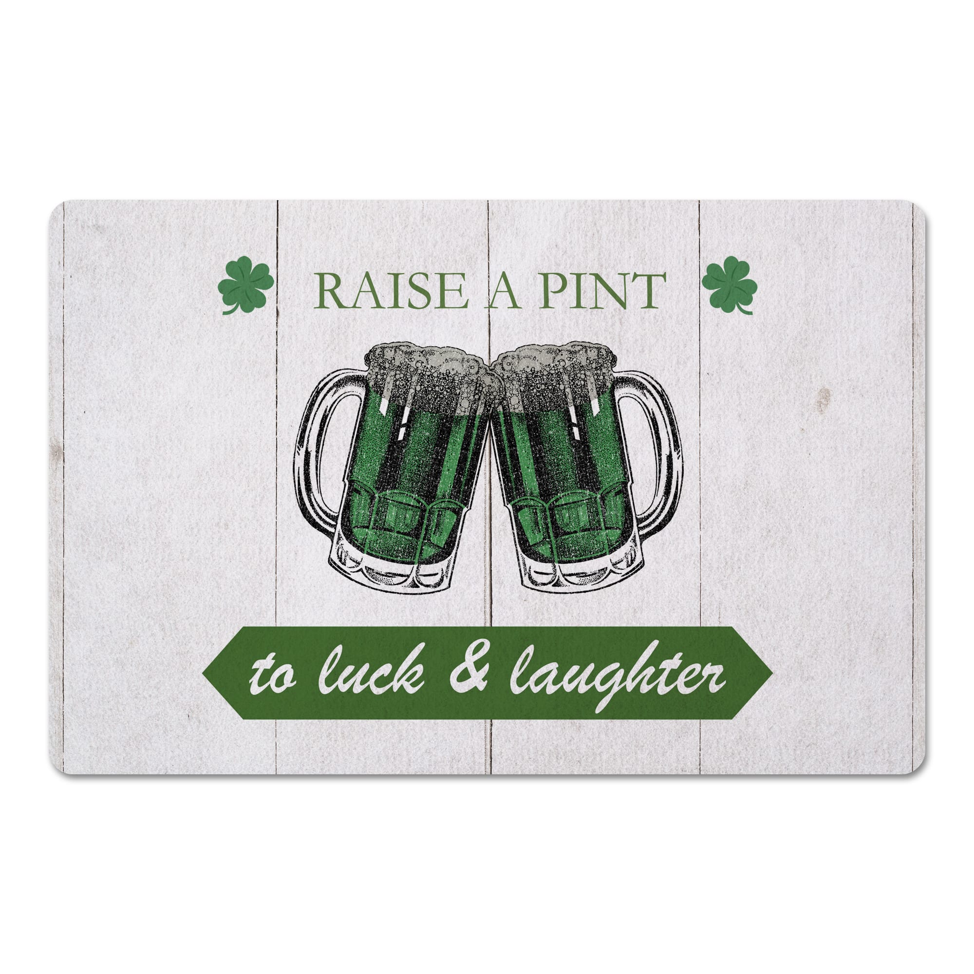 Pint Luck Laughter Beer 27" x 18" Floor Mat