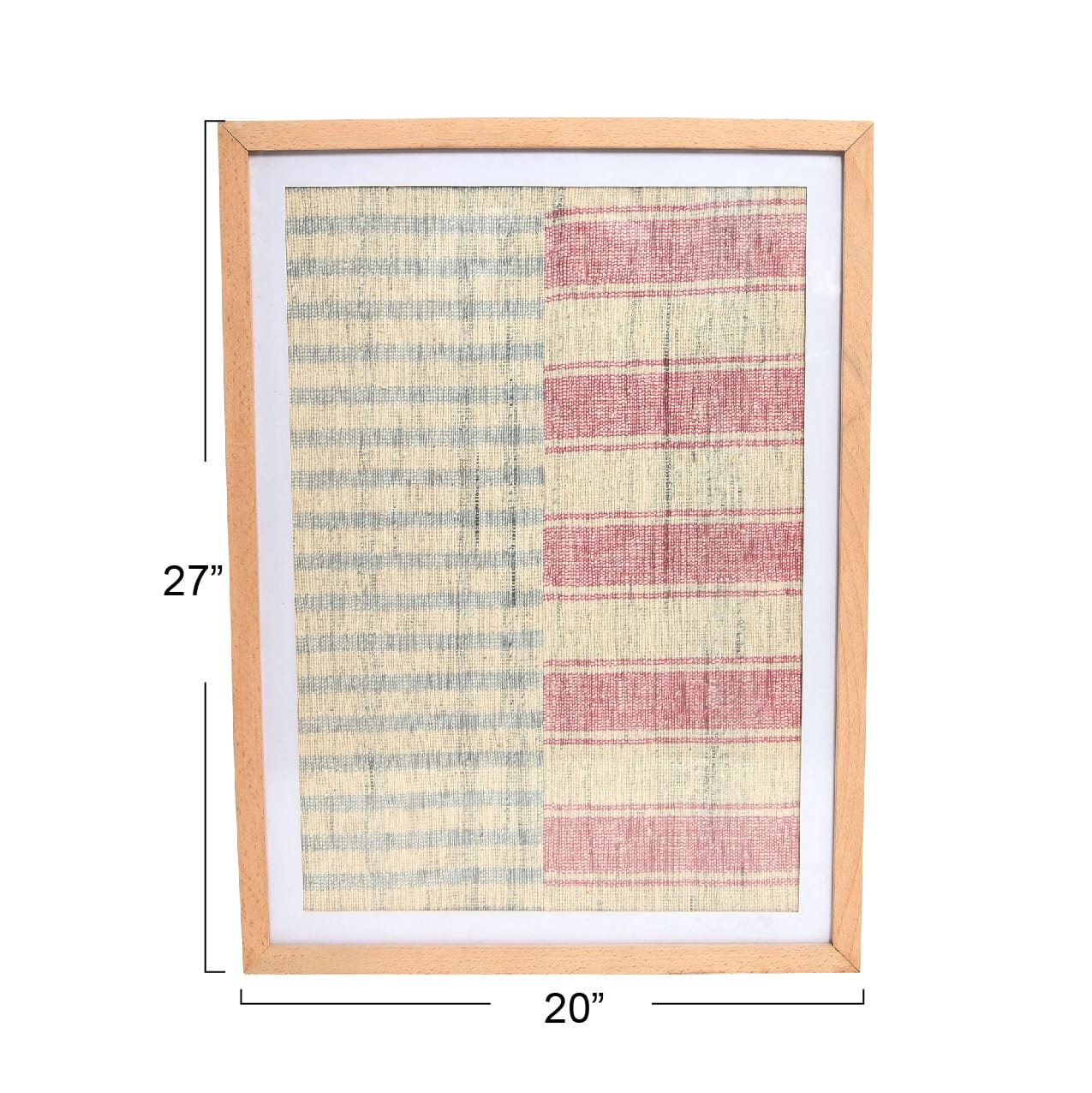 Hello Honey&#xAE; Framed Bohemian Handwoven Cotton Wall Art