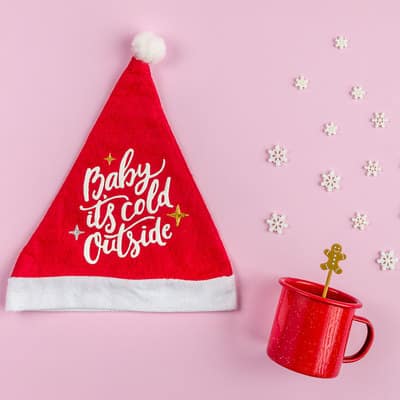 Tulip DIY Glitter Santa Hat