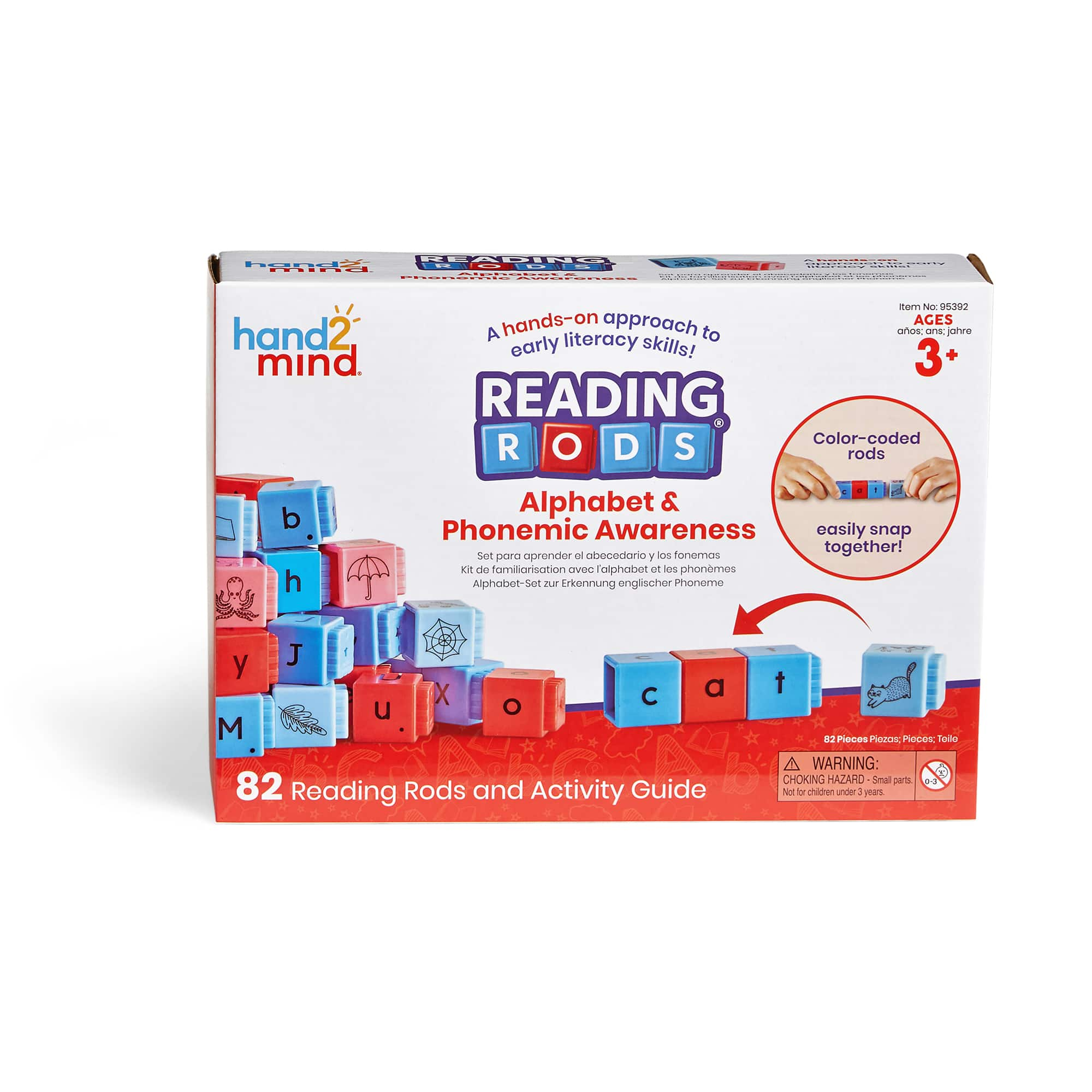 hand2mind Reading Rods&#xAE; Alphabet &#x26; Phonemic Awareness Set