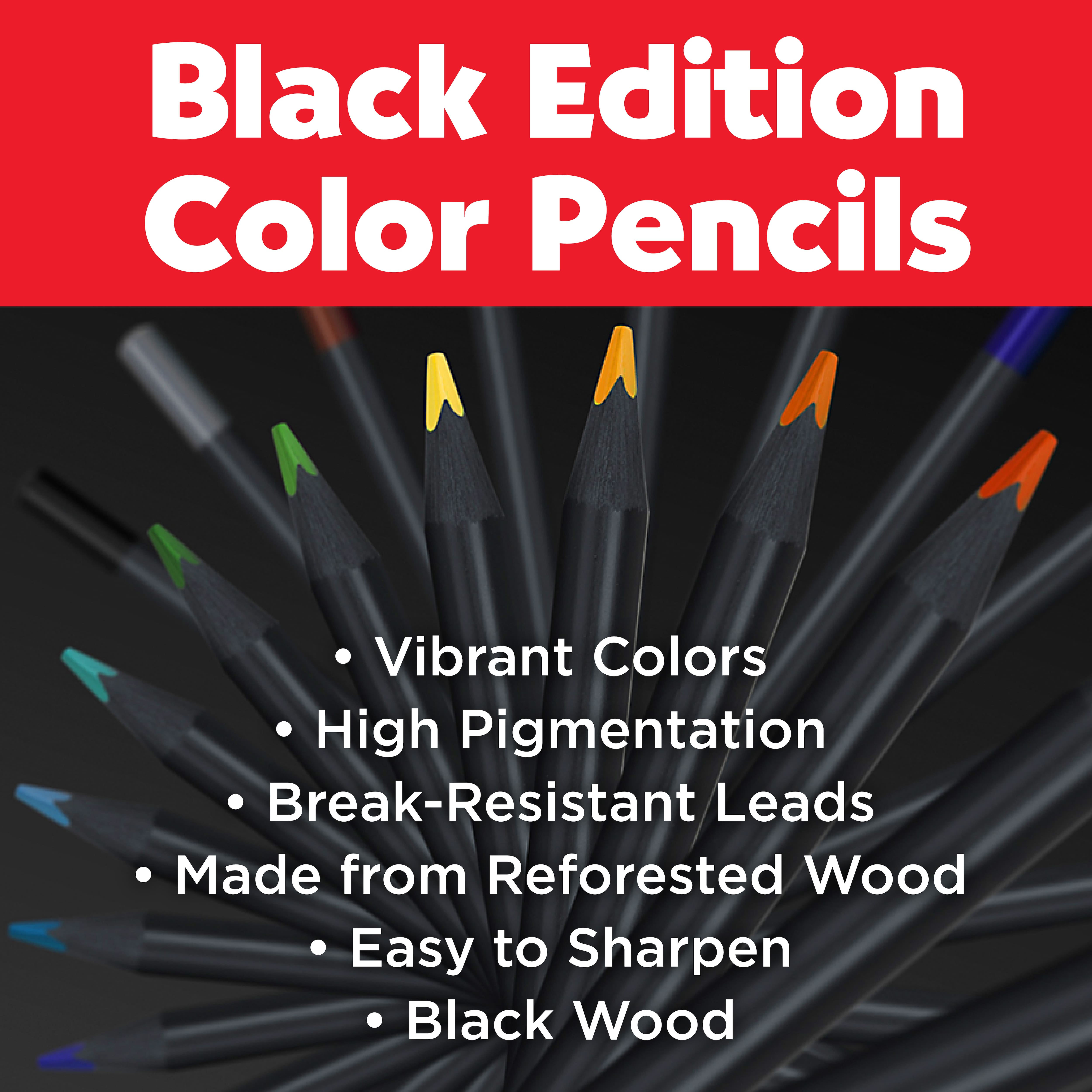 Faber-Castell&#xAE; 100 Color Black Edition Colored Pencil Tin Set