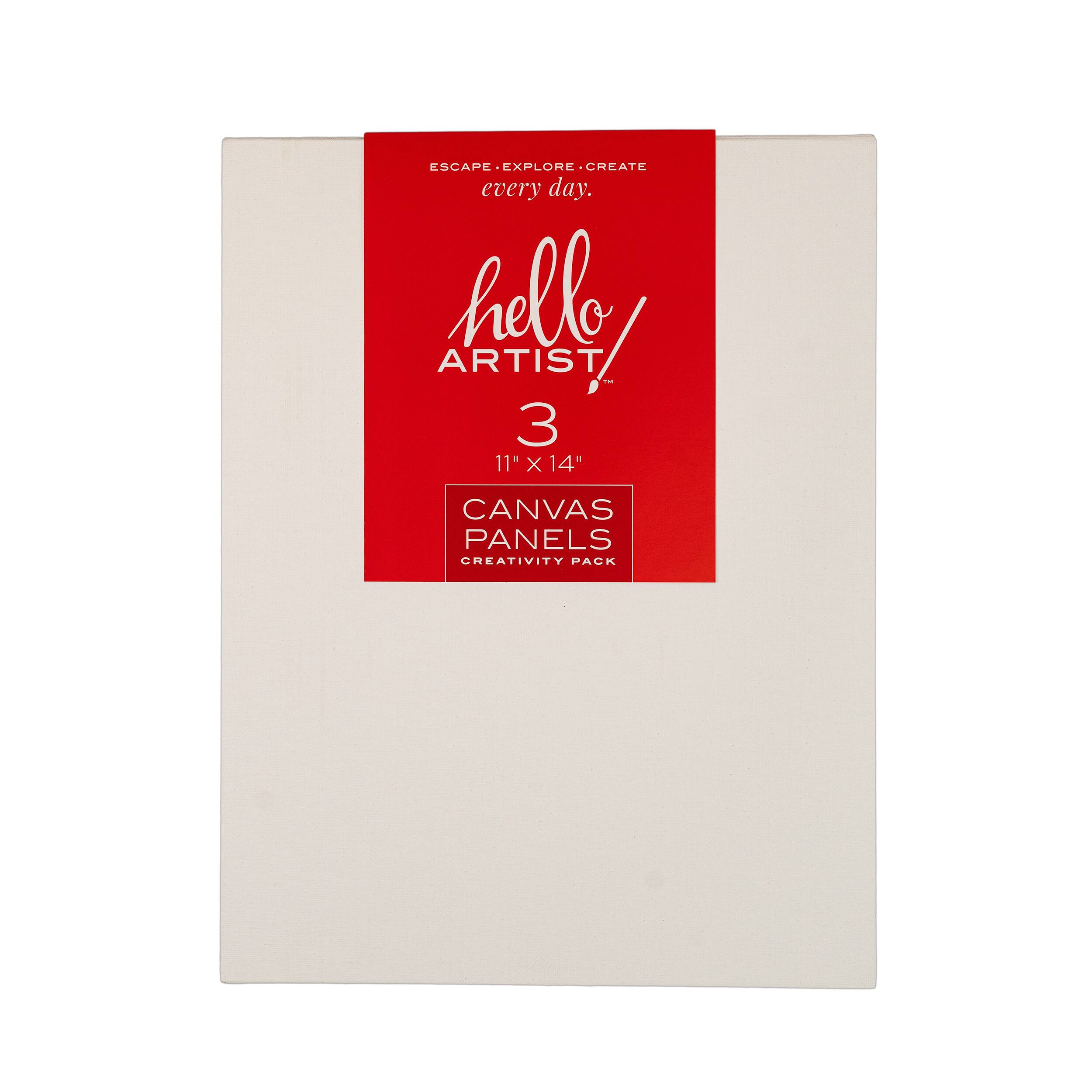 Hello, Artist! Canvas Panels Michaels