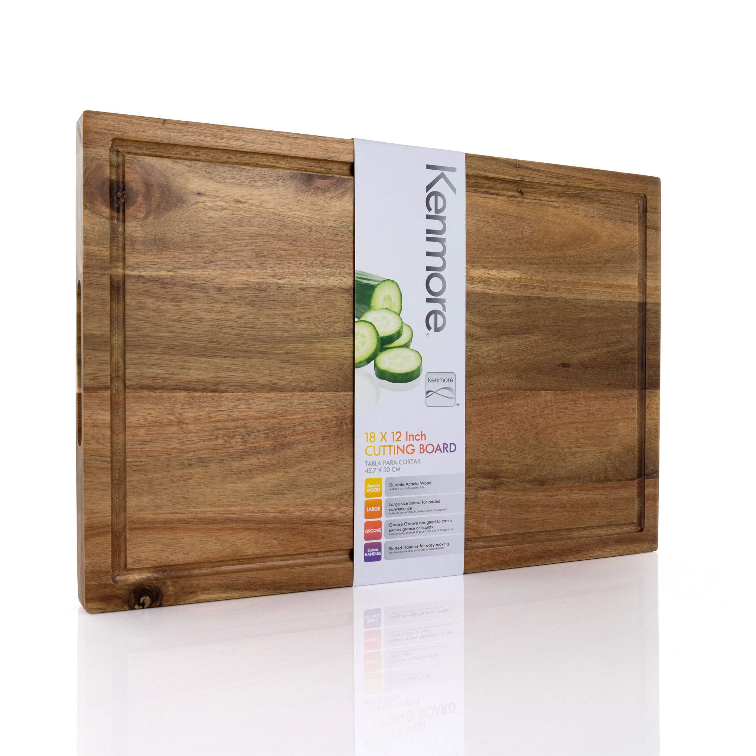 Kenmore 21&#x22; Archer Acacia Cutting Board