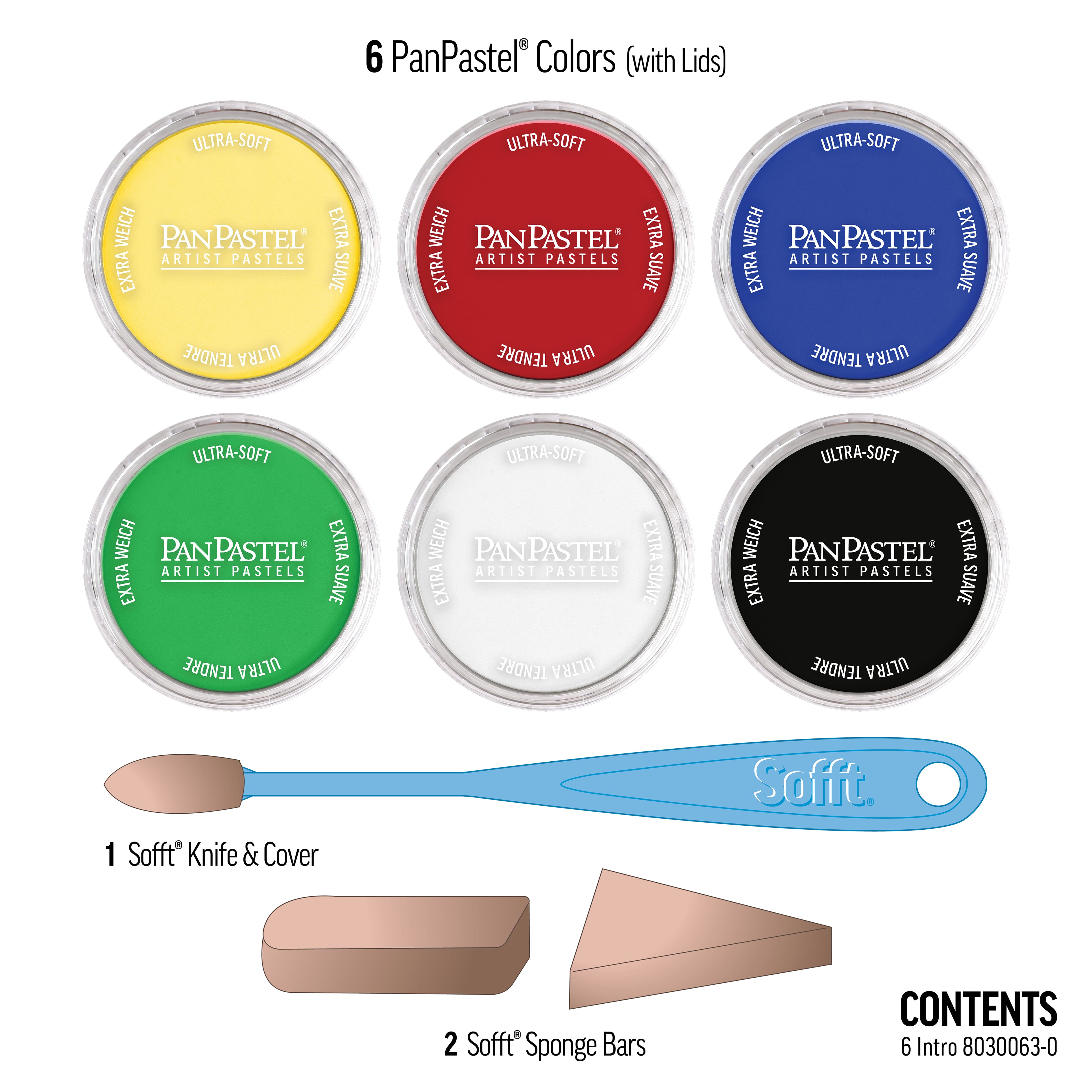 PanPastel&#xAE; 6 Color Artist Pastels Set
