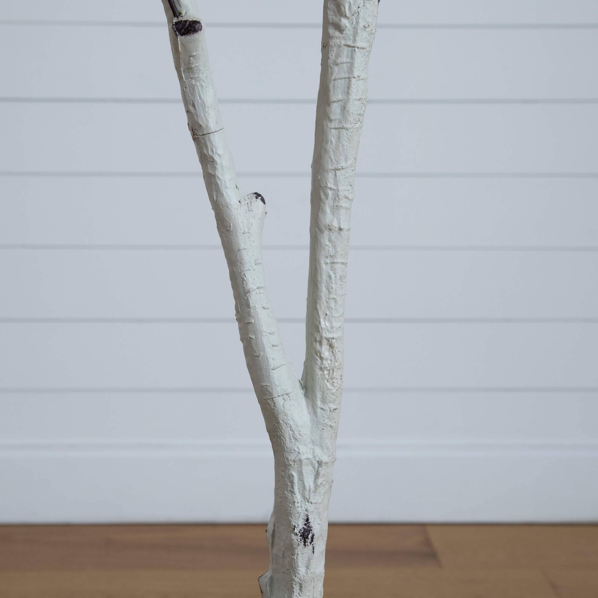 7ft. Autumn Paper Birch Artificial Fall Tree