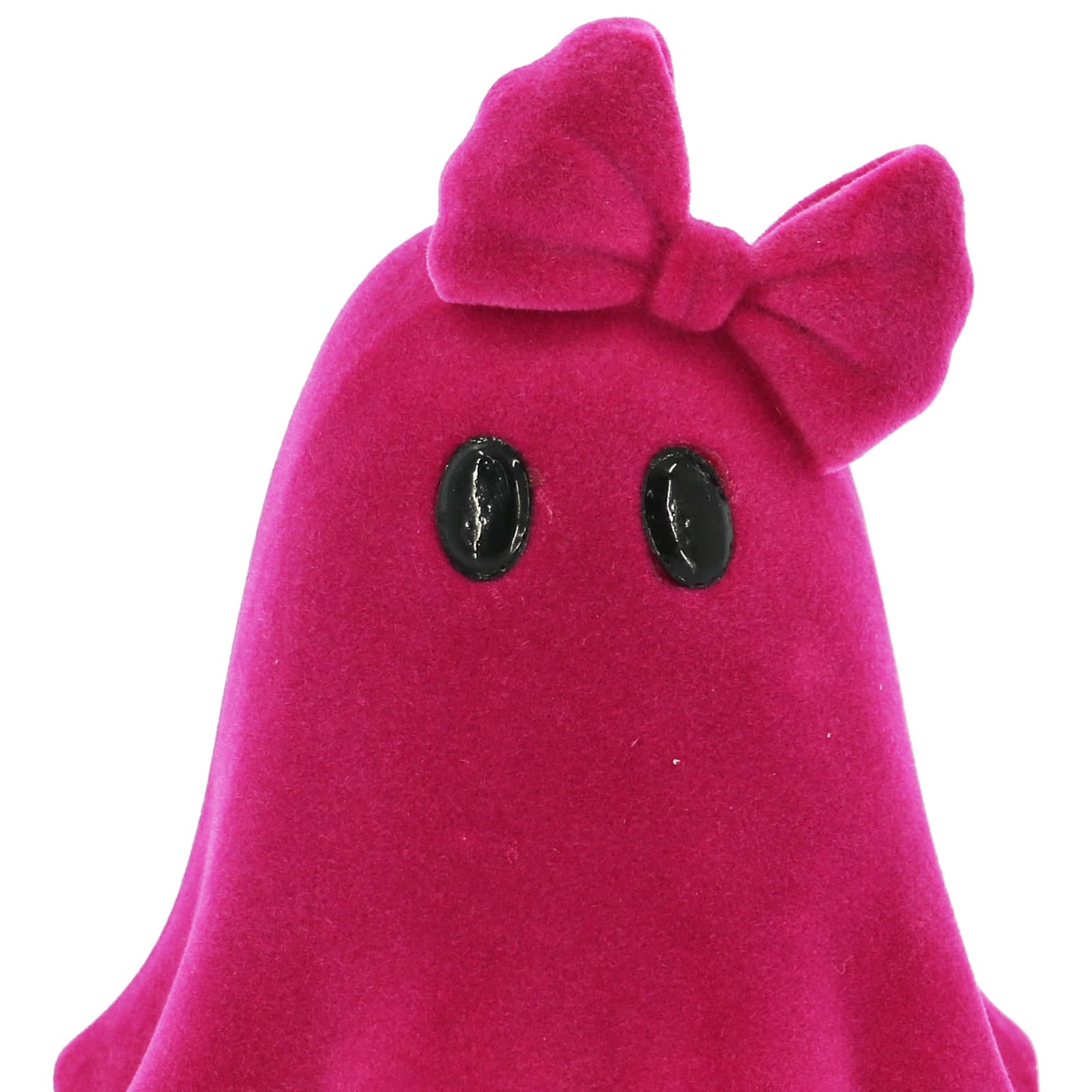 4.75&#x22; Flocked Ghost with Bow Tabletop Accent by Ashland&#xAE;