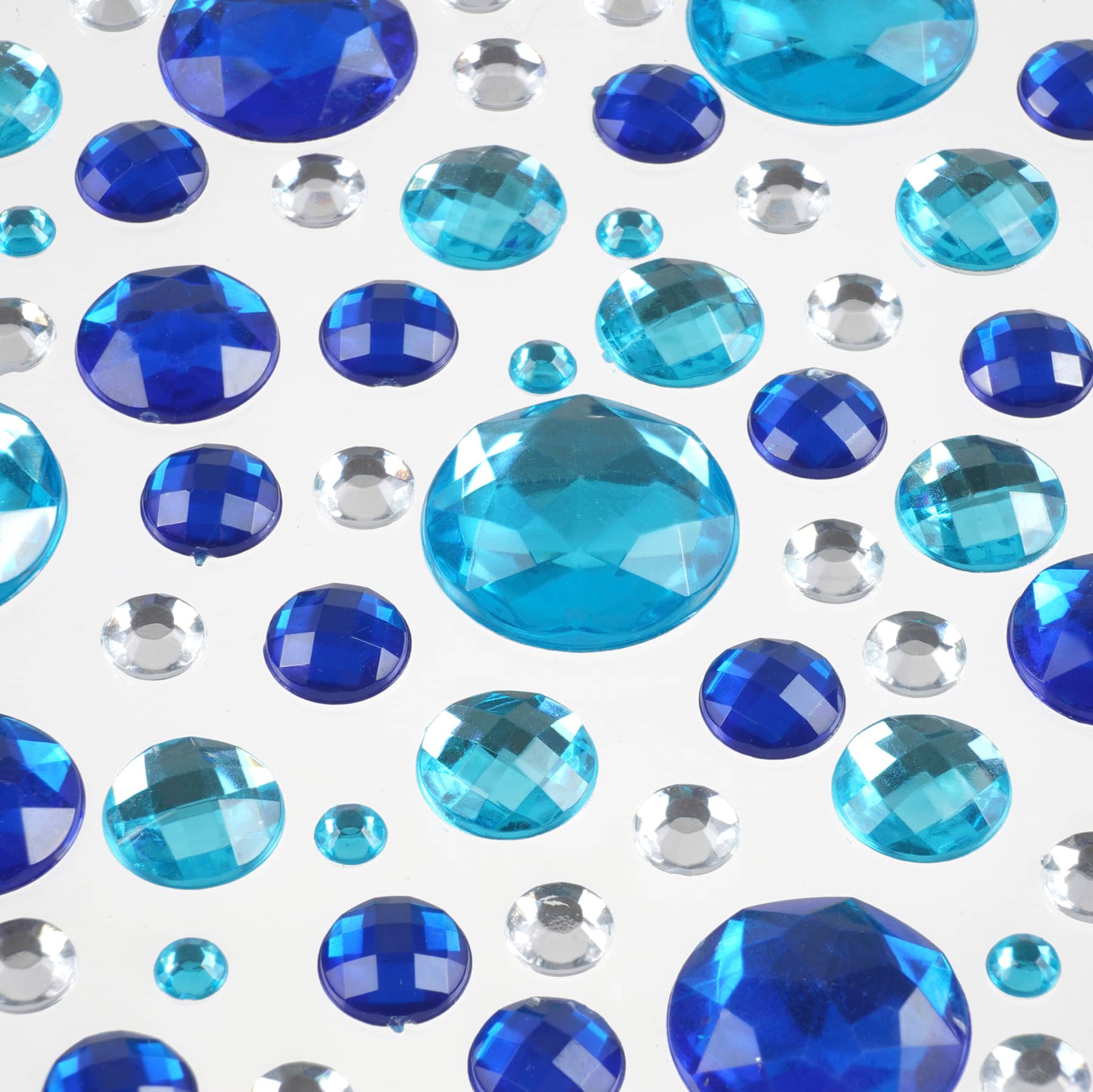 Blue Mixed Gem Bling Sticker Sheet By Recollections™