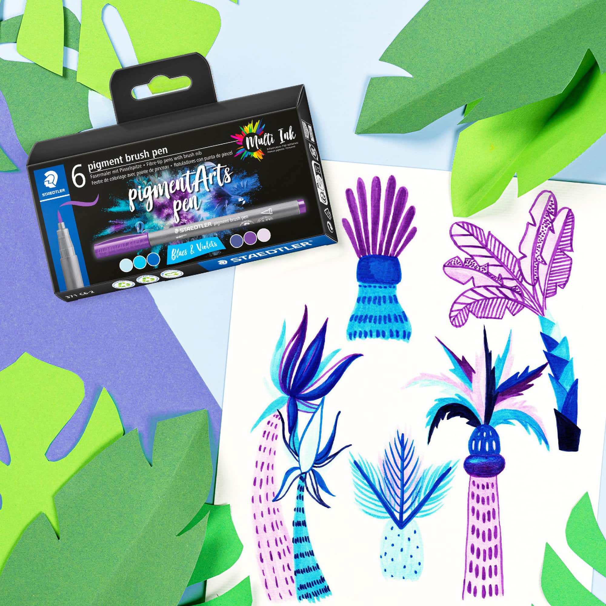 STAEDTLER&#xAE; Pigments Arts Brush Pen Set