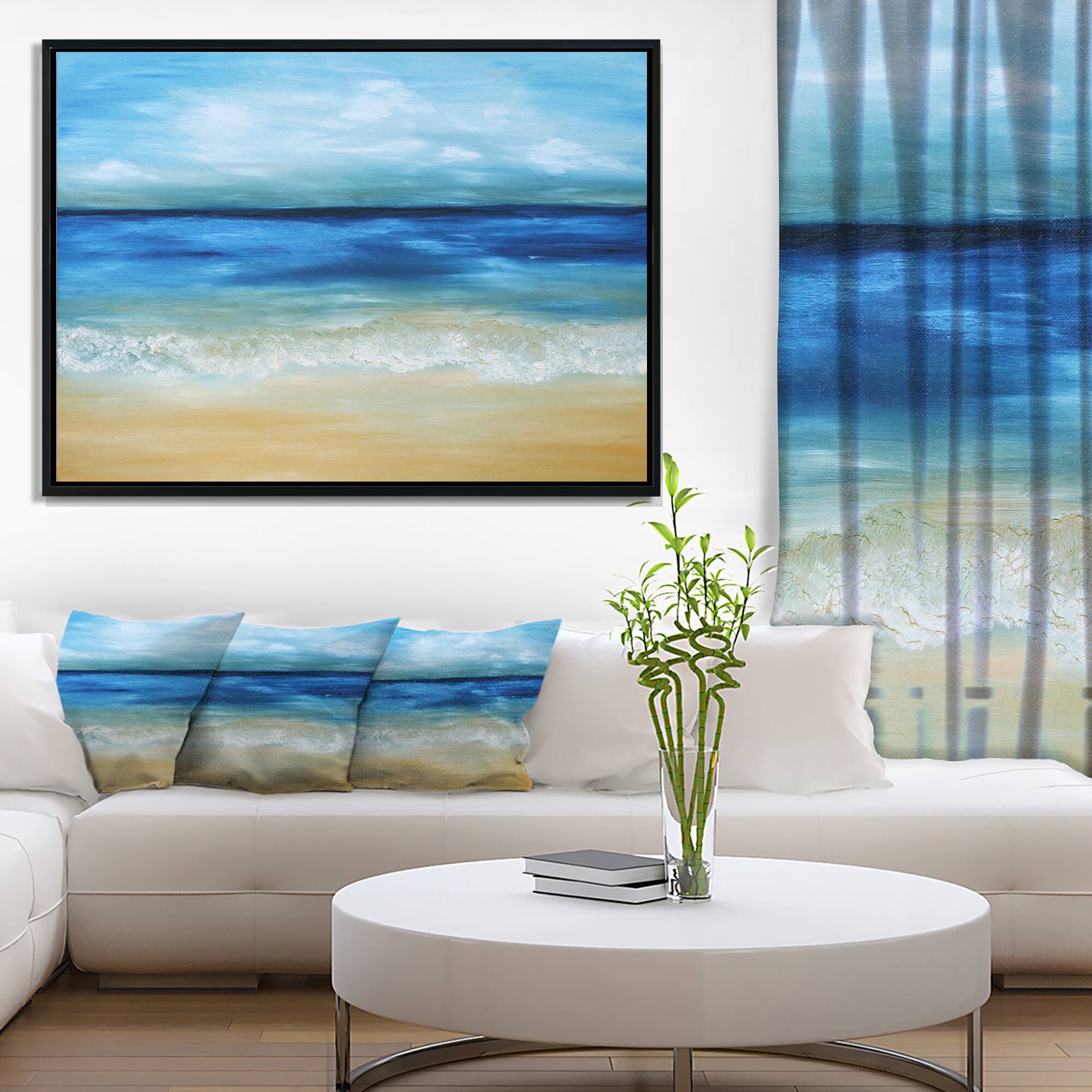 Designart - Warm Tropical Sea and Beach