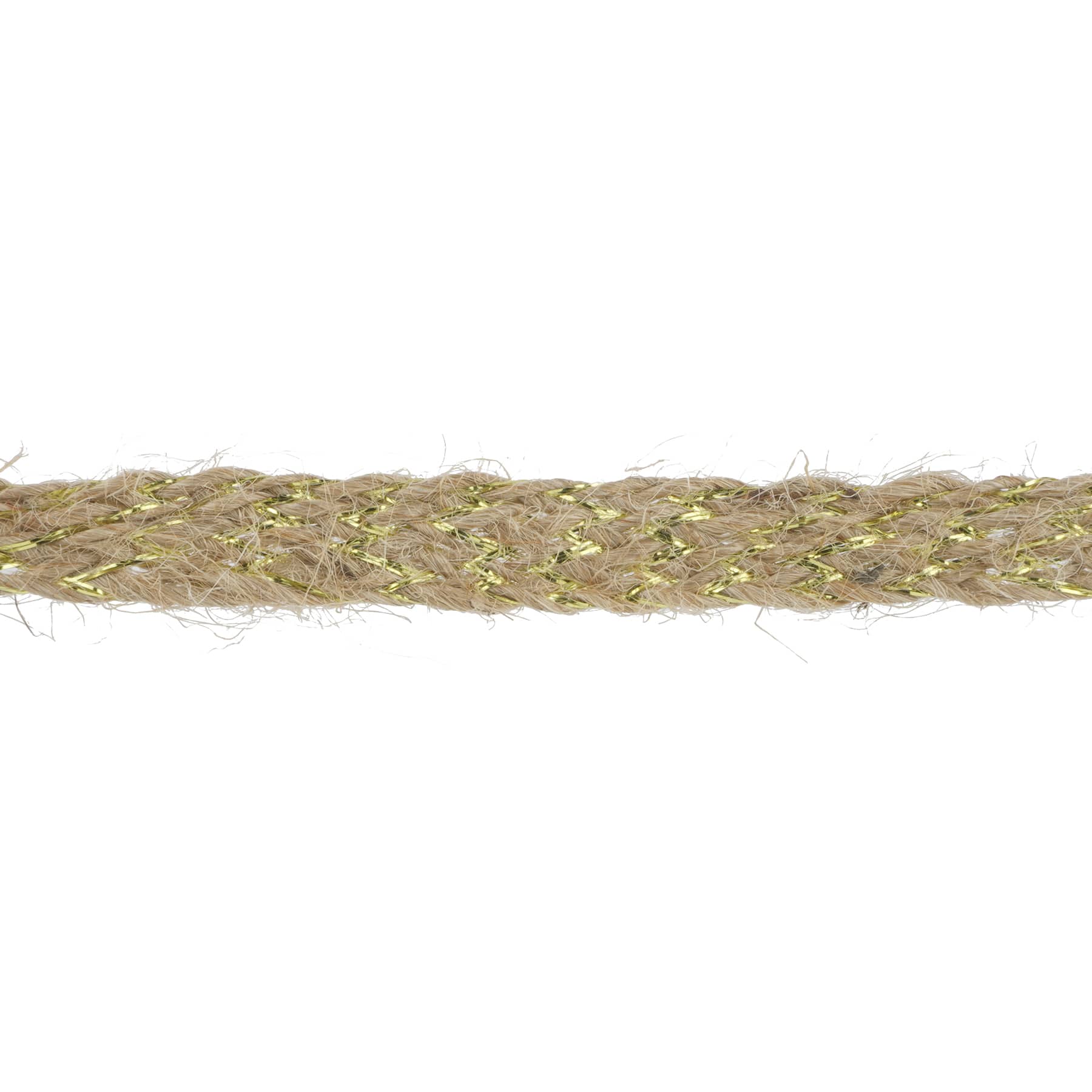 7/16&#x22; x 5yd. Metallic Jute Ribbon by Celebrate It&#xAE;