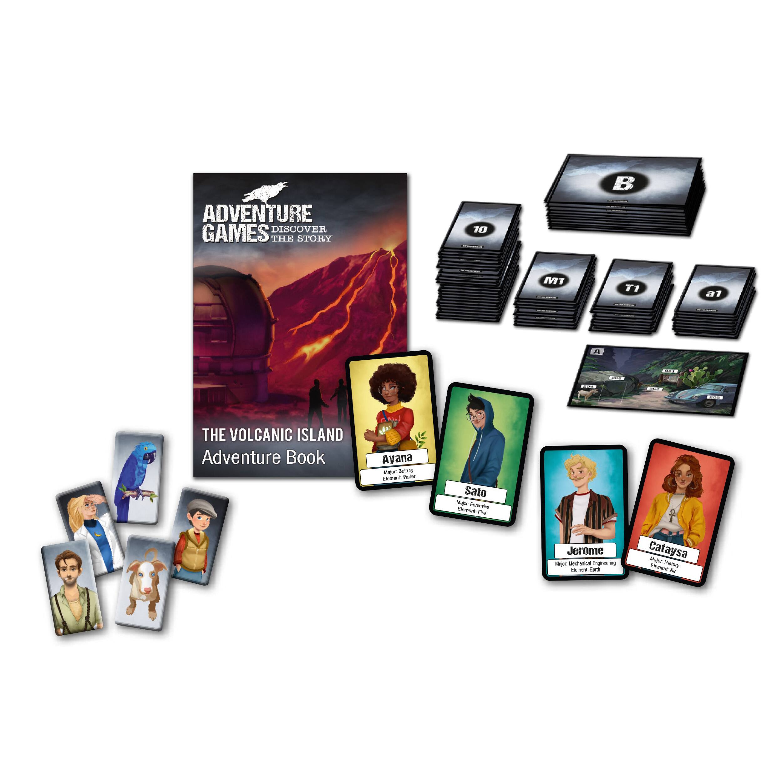 Thames &#x26; Kosmos Adventure Games: The Volcanic Island