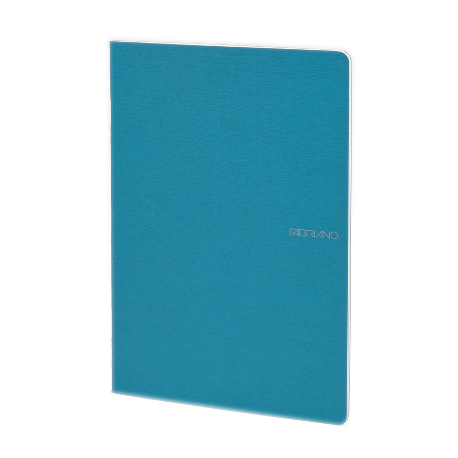 Fabriano® EcoQua Blue Lined Notebook, 8.27'' x 11.69''