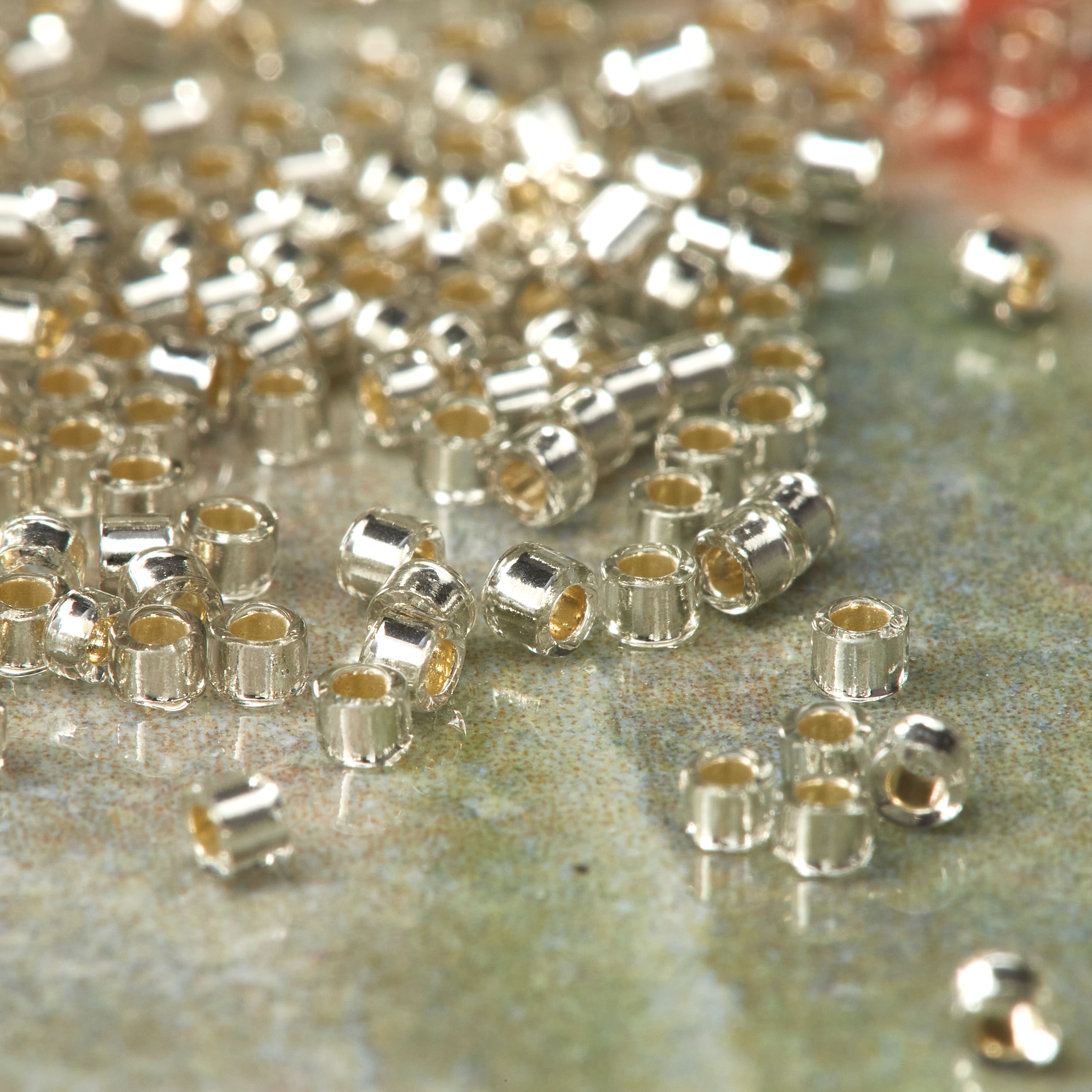 12 Pack: Miyuki® Delica Beads® Grey Glass Seed Beads, 11/0