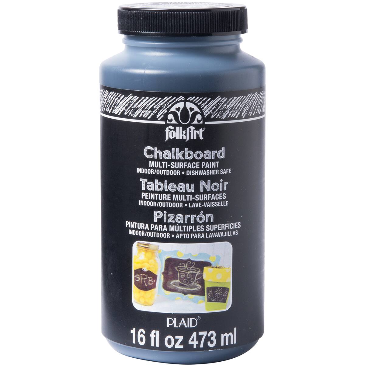 FolkArt® Black MultiSurface Chalkboard Paint Michaels