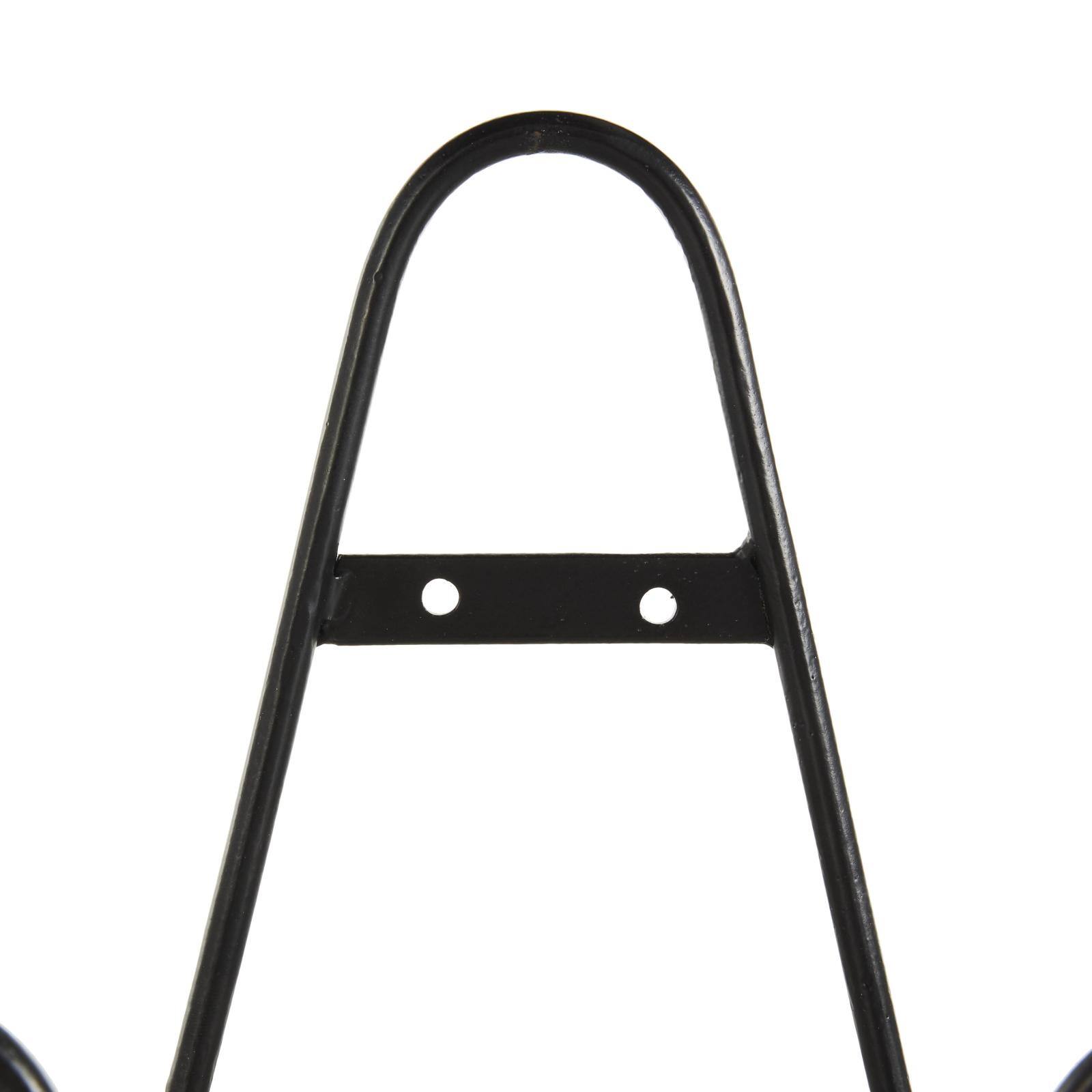 Black Metal Scroll Hanging Wall Rack Display Easel Set