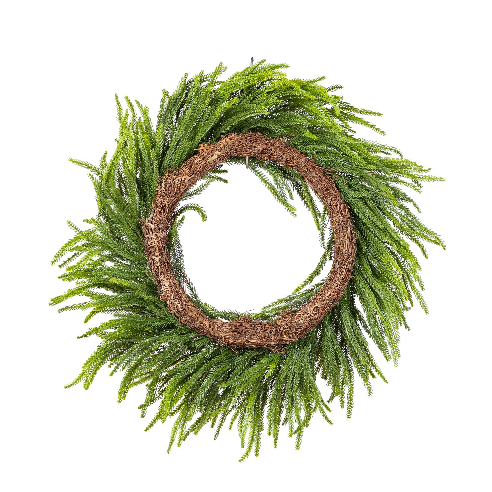 Glitzhome&#xAE; 28&#x22;D Christmas Greenery PE Wreath