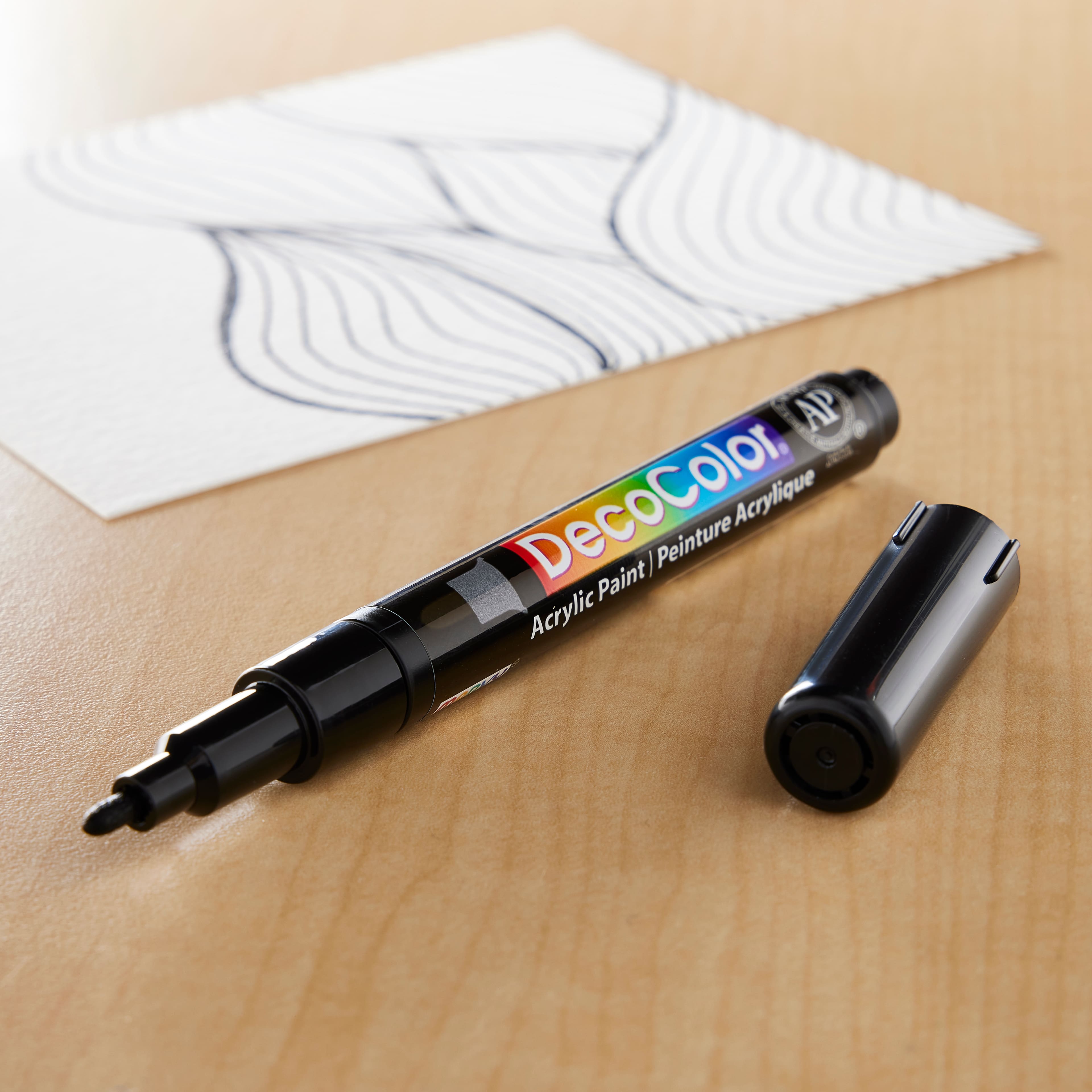 12 Pack: DecoColor&#x2122; Fine Tip Acrylic Paint Marker