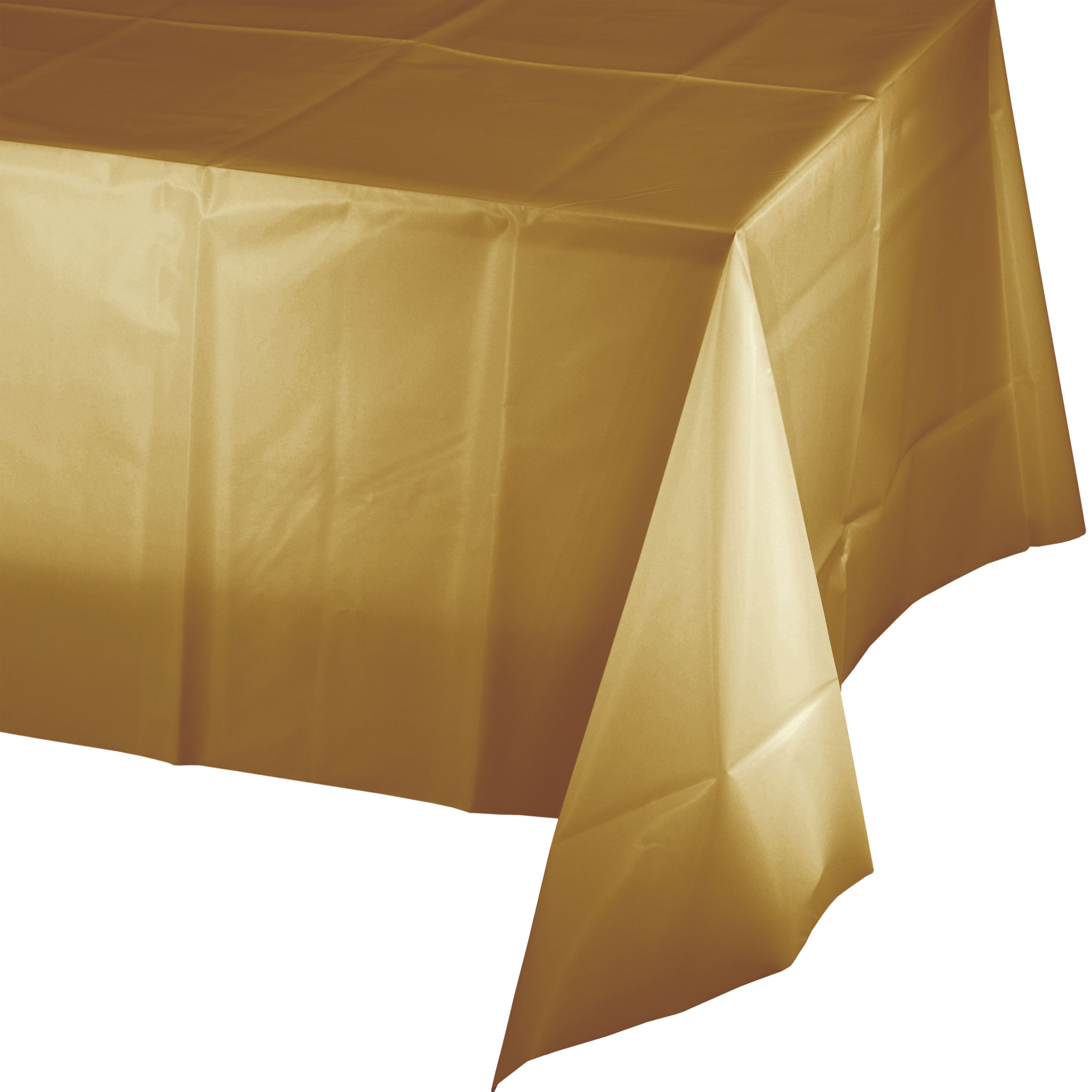 Hoffmaster 54" x 108" Plastic Tablecloth