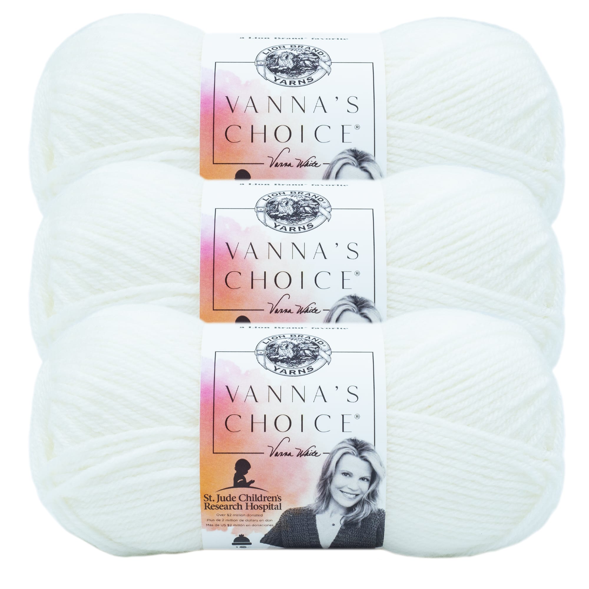 3 Pack Lion Brand® Vanna's Choice® Solid Yarn