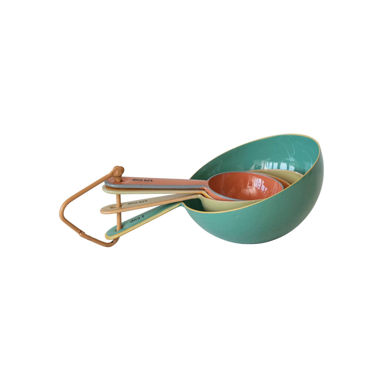 Hello Honey&#xAE; Multicolor Enameled Stainless Steel Measuring Spoon Set