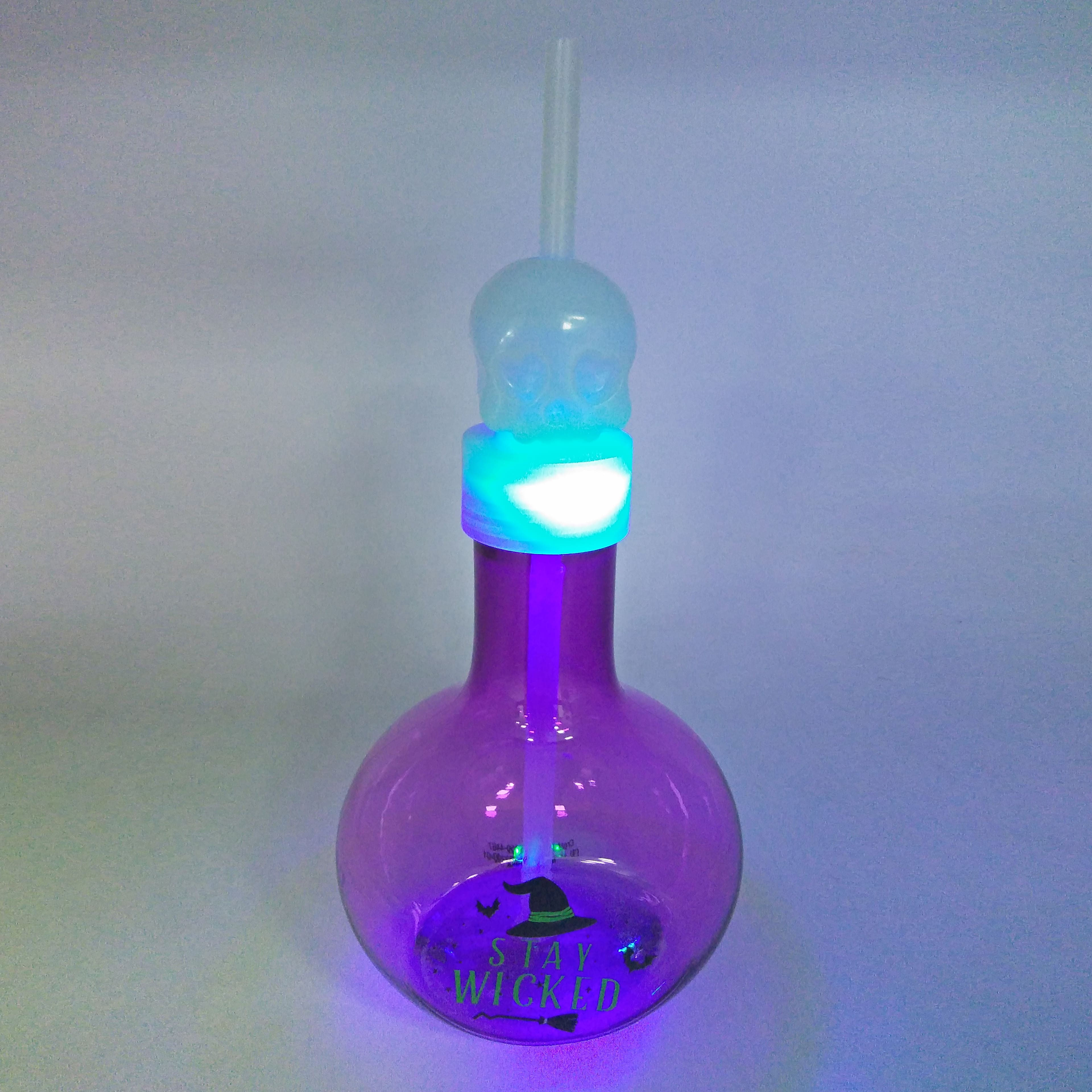 13.25&#x22; Purple Potion Bottle Cup