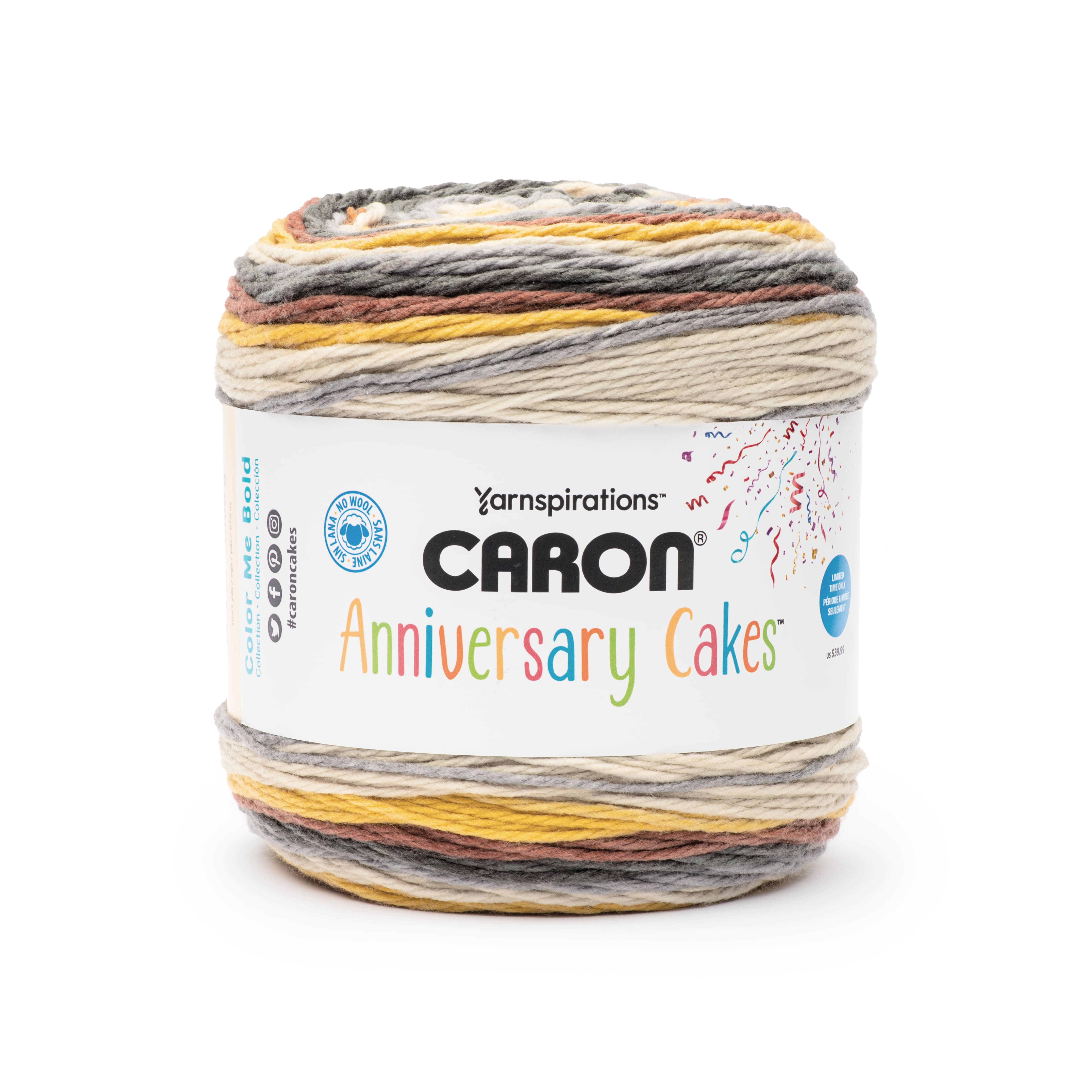 Yarnspirations Caron Anniversary Cakes Yarn Review 