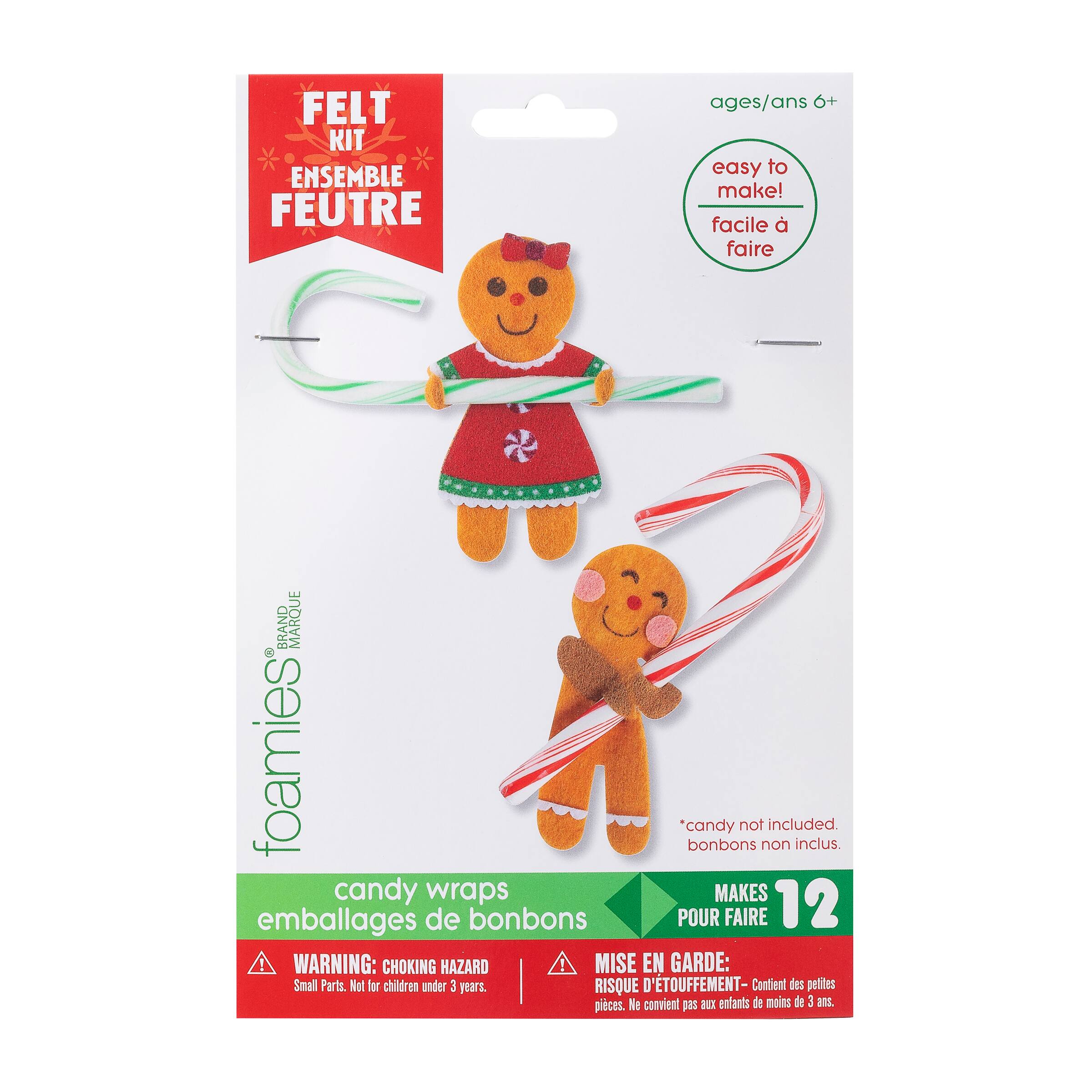 Darice® Foamies Candy Wrap Gingerbread