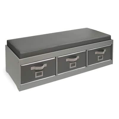 Badger Basket Kid's Cushioned Storage Bench With Three Bins | Michaels