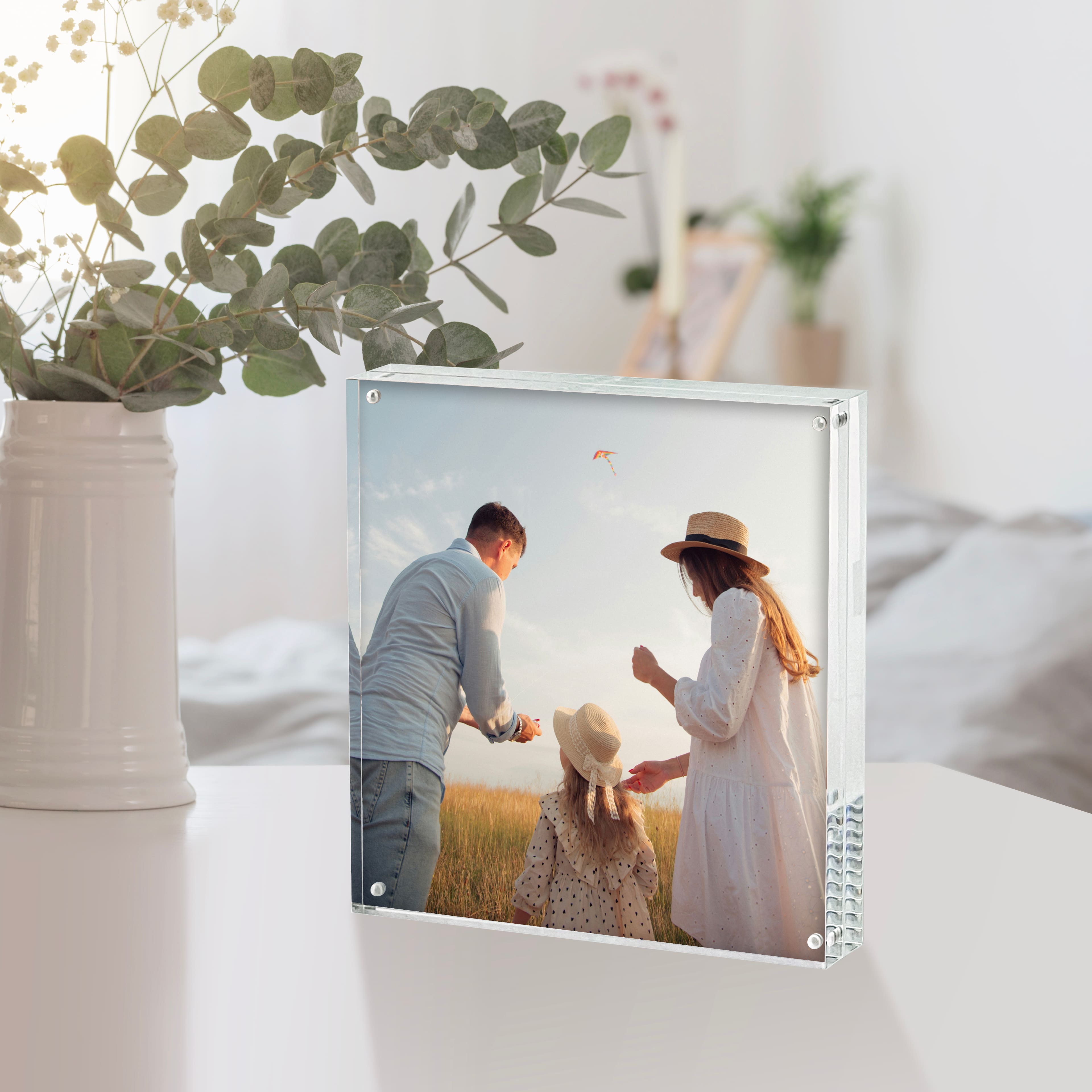 Expressions&#x2122; Clear Acrylic Block Frame by Studio D&#xE9;cor&#xAE;