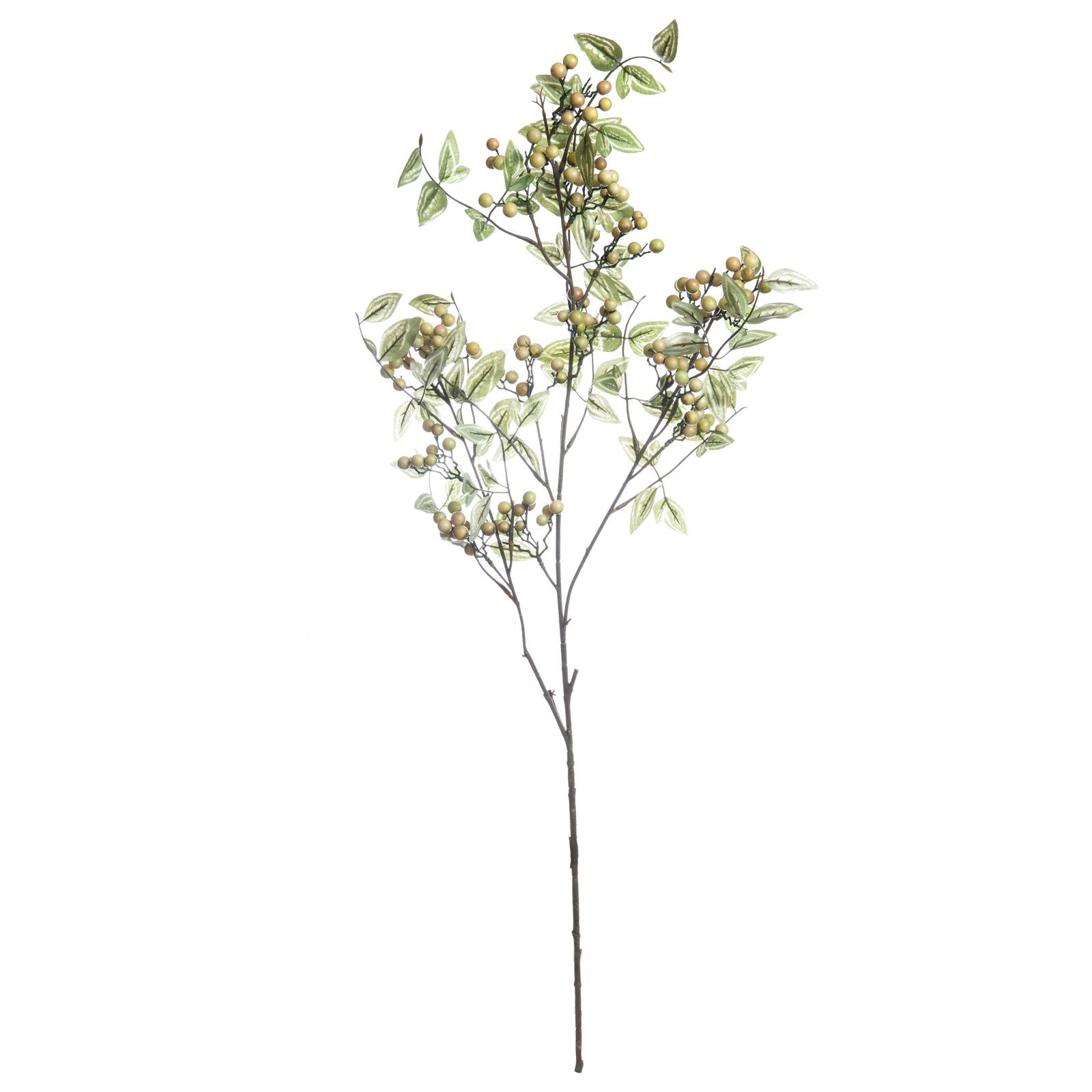 6 Pack: Yellow &#x26; Green Berry Stem with Leaves by Ashland&#xAE;