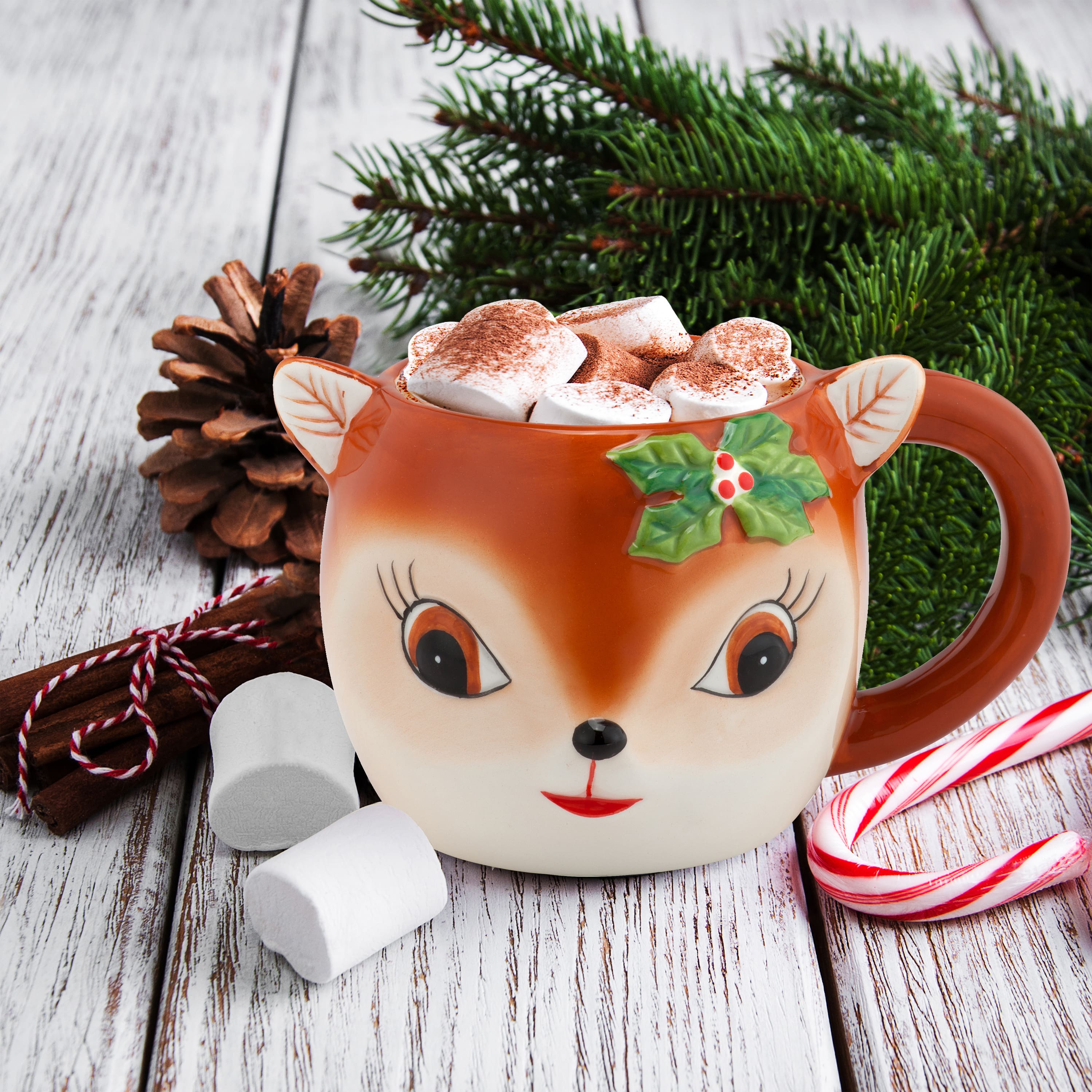 16oz. Reindeer Mug