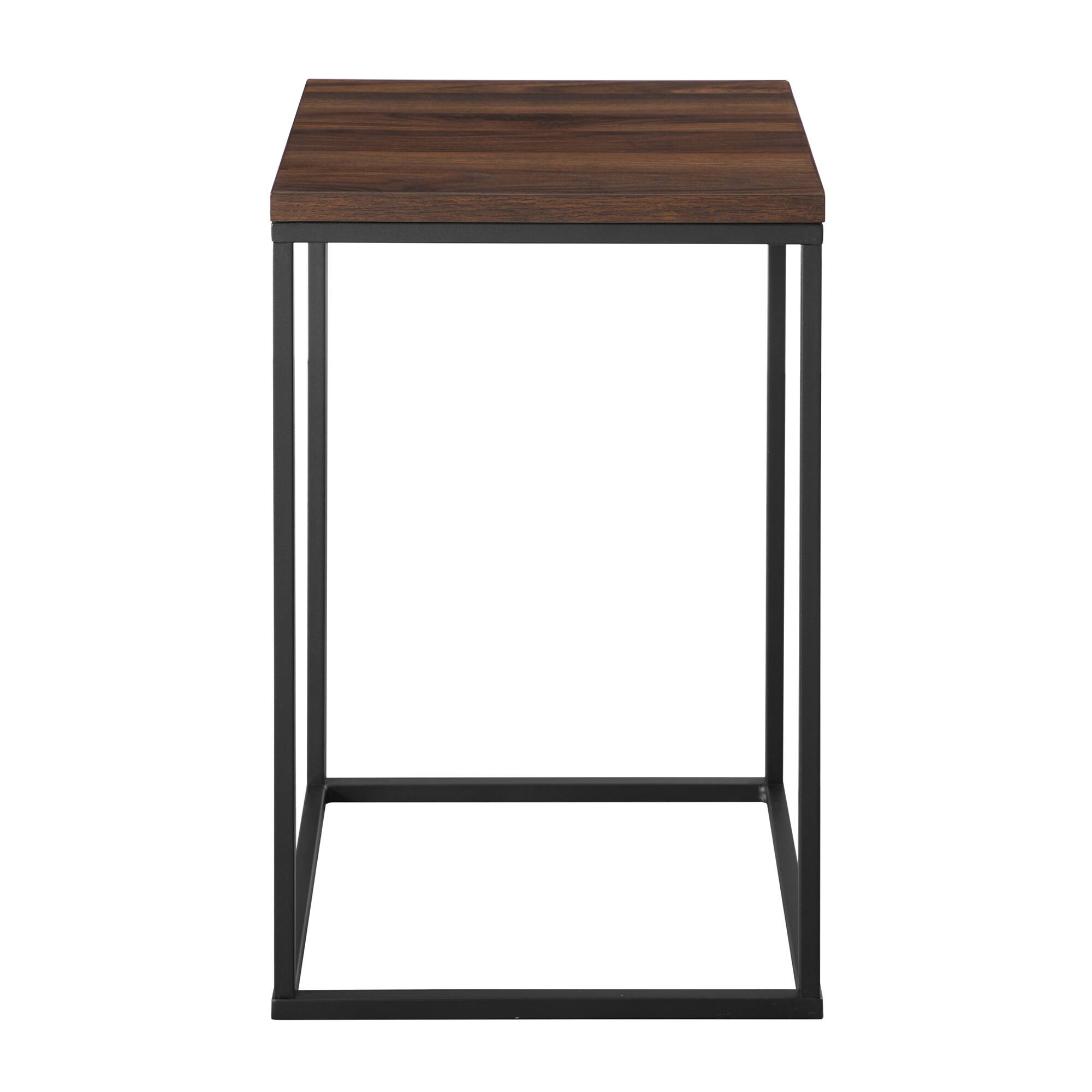 Walker Edison Modern Square Side Table