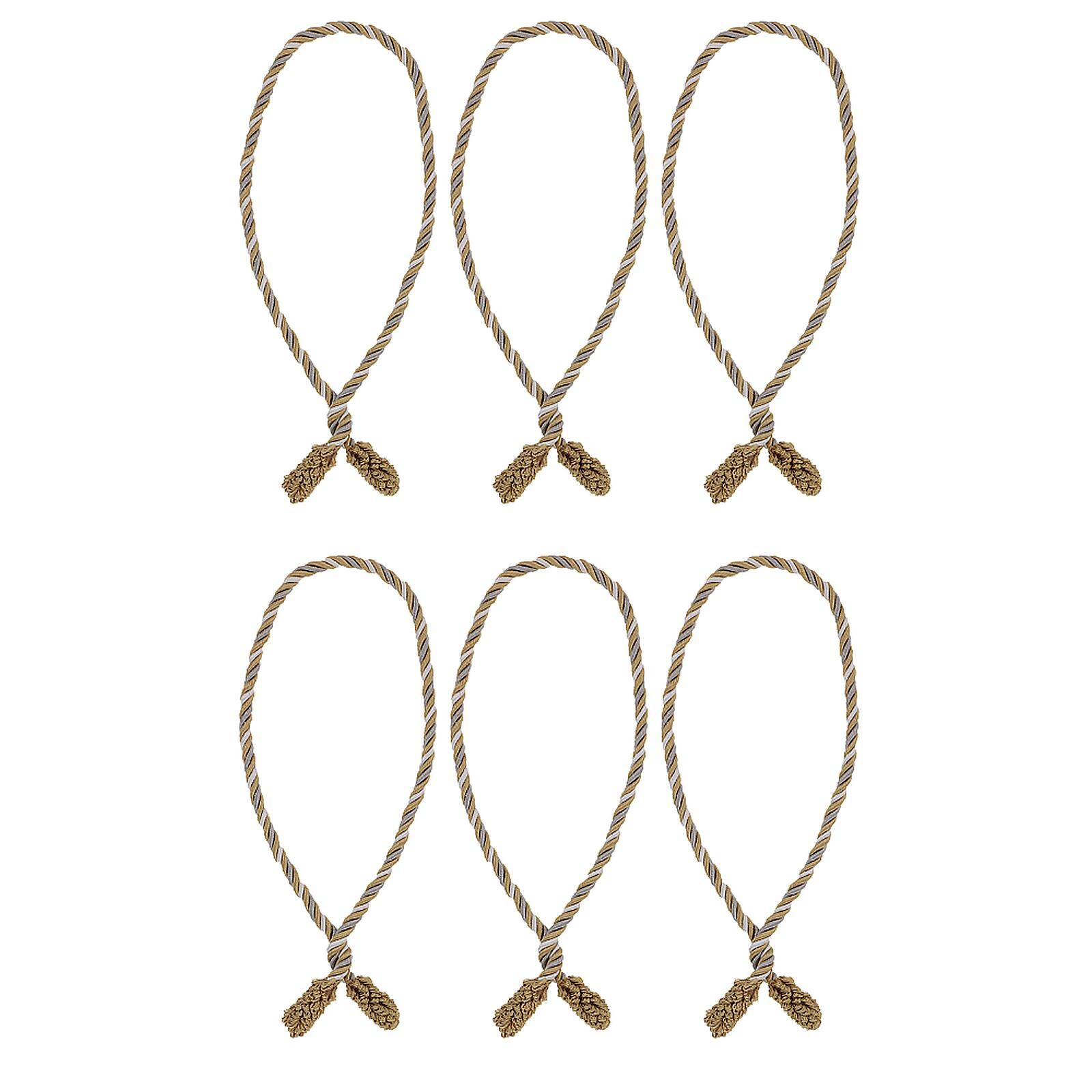 Haute Decor 20&#x22; Gold, Silver &#x26; White Decorative Twist Ties, 6ct.