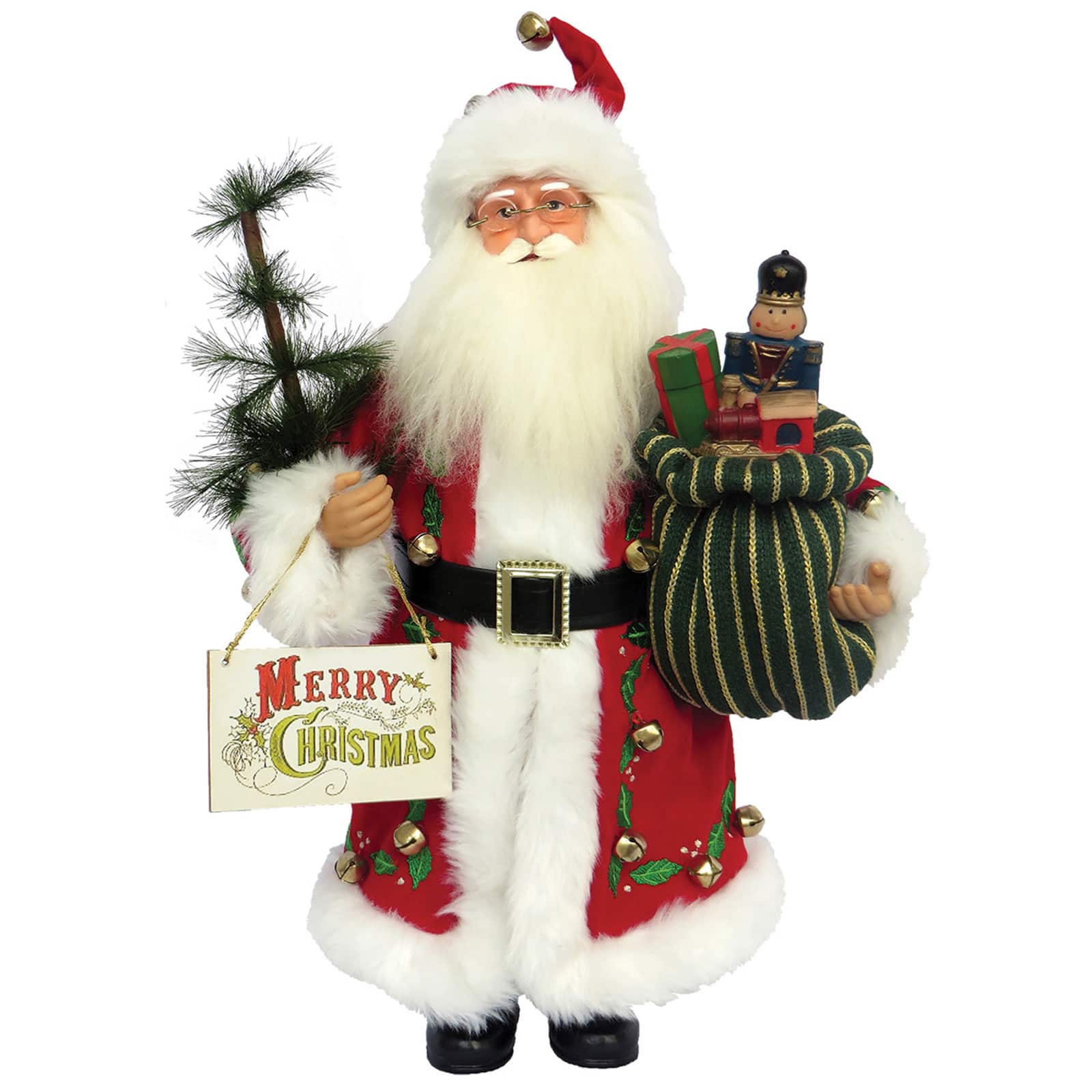 Santa's Workshop 15.5" Merry Christmas Santa Claus Figure