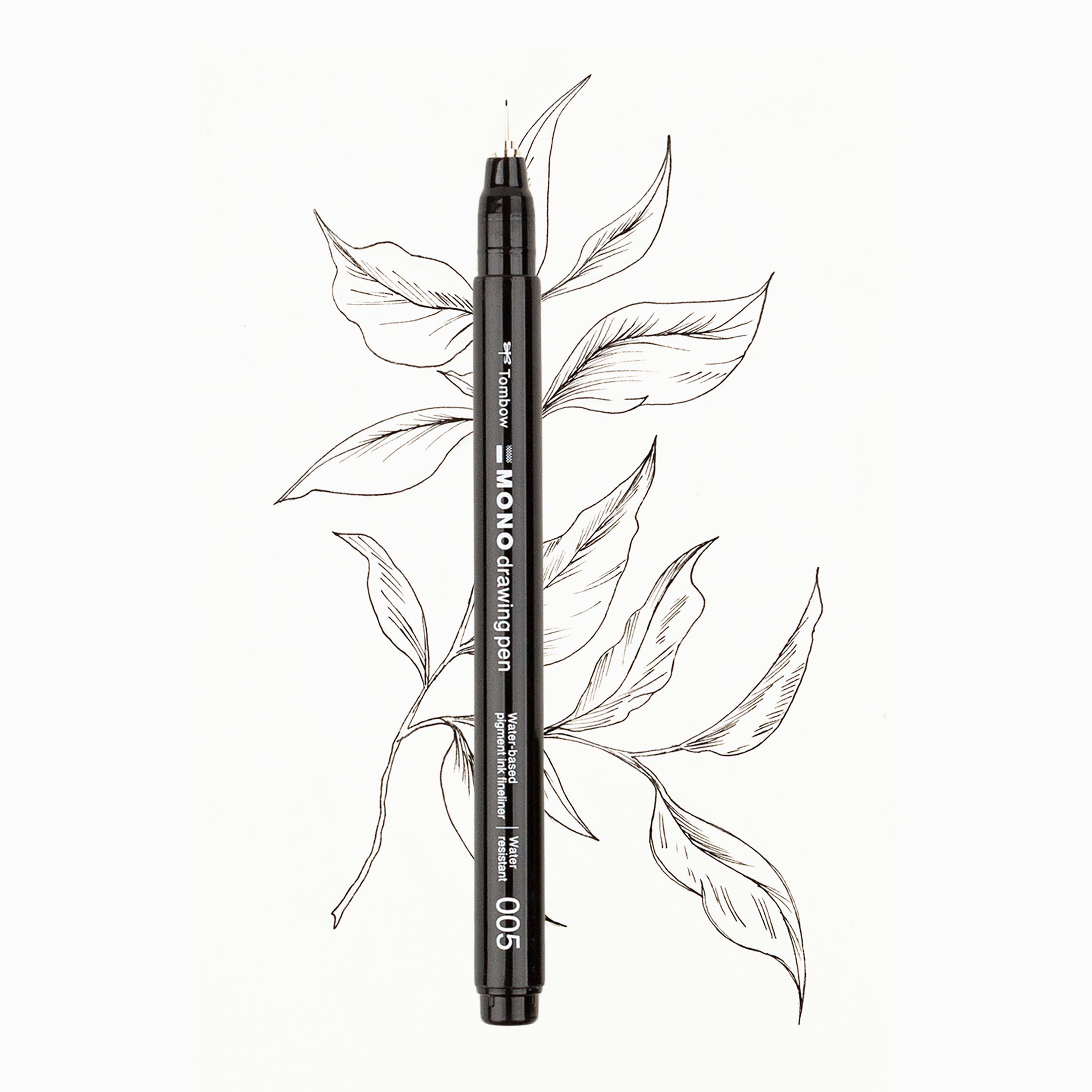 Tombow MONO 005 Black Drawing Pens, 2ct.