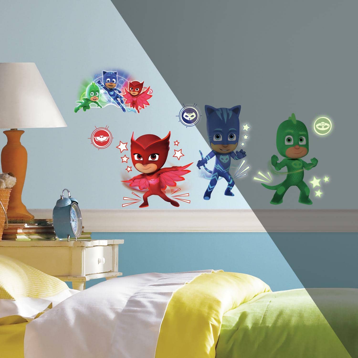 RoomMates PJ Masks Peel &#x26; Stick Wall Decals