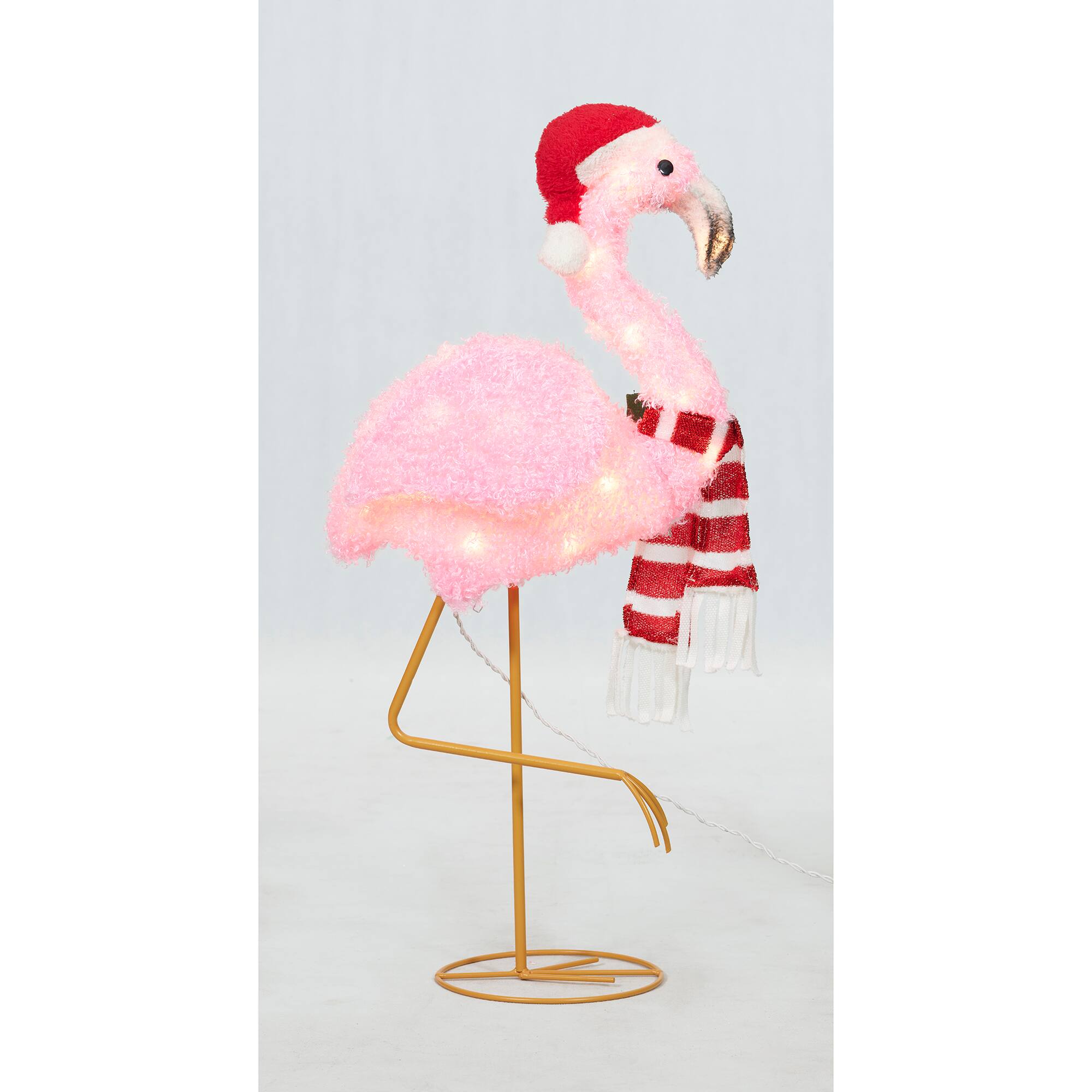 2.5ft. Plush Flamingo Sculpture