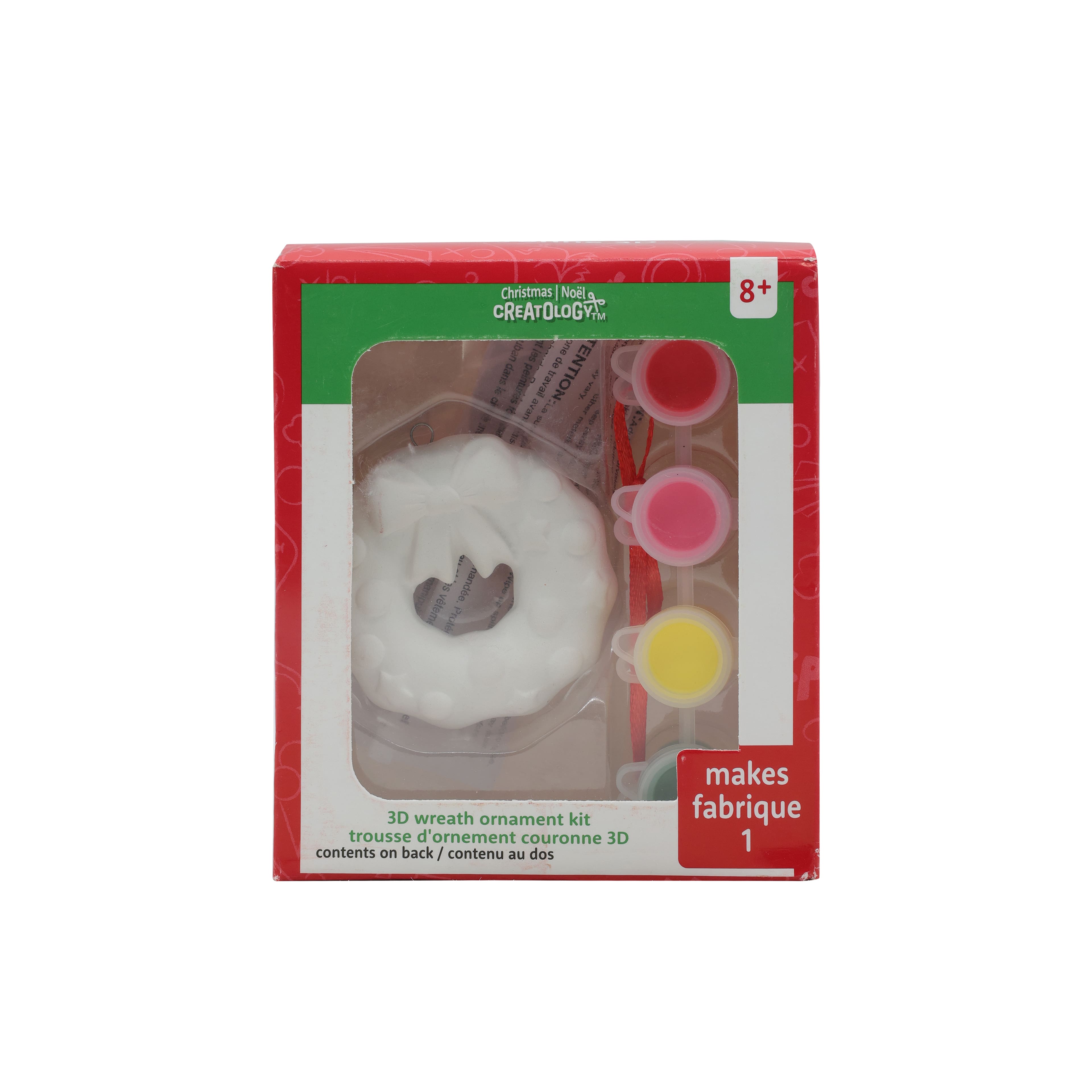 Wreath Color Your Own Ceramic Ornament Kit by Creatology&#x2122;
