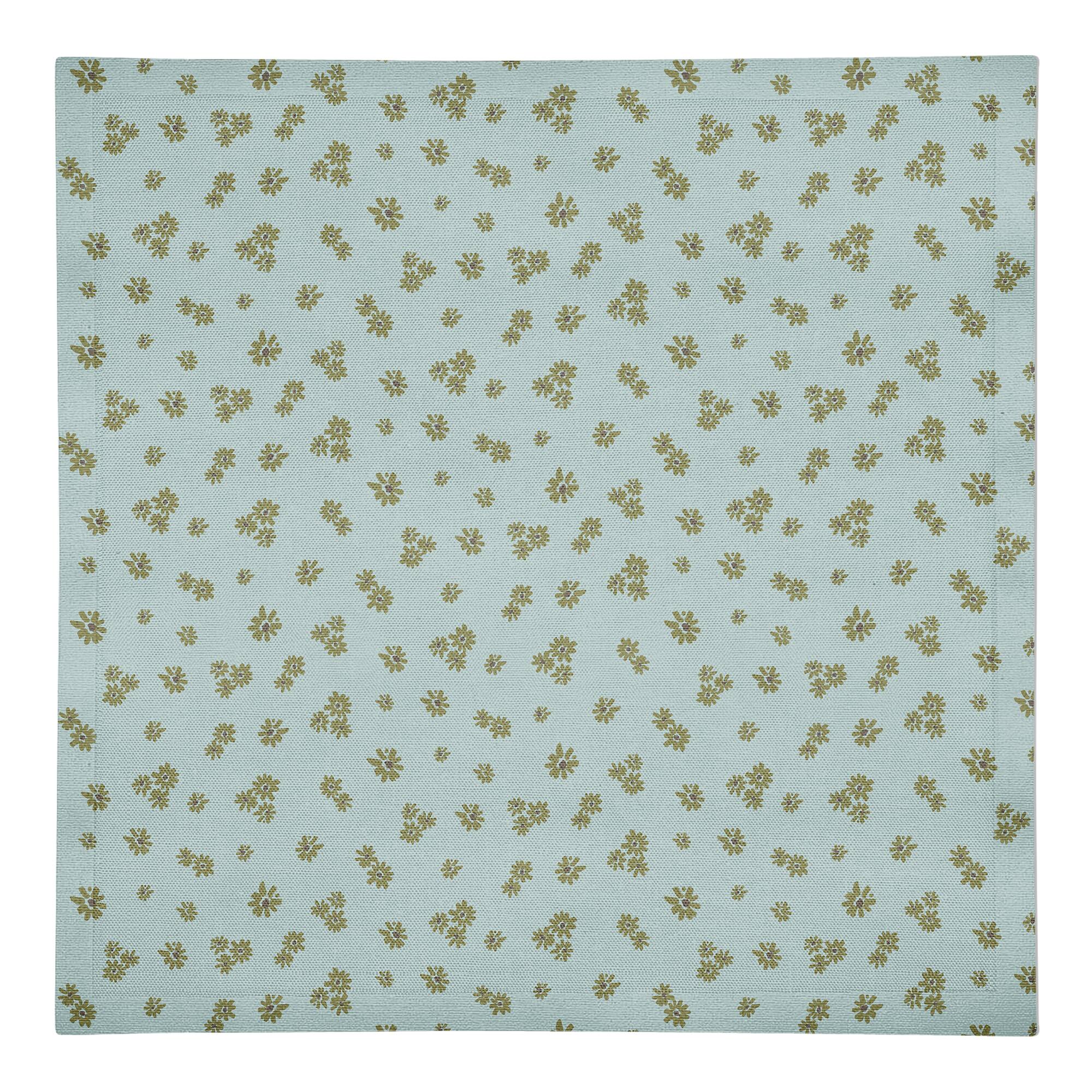 Daisy Pattern Cotton Twill Napkin
