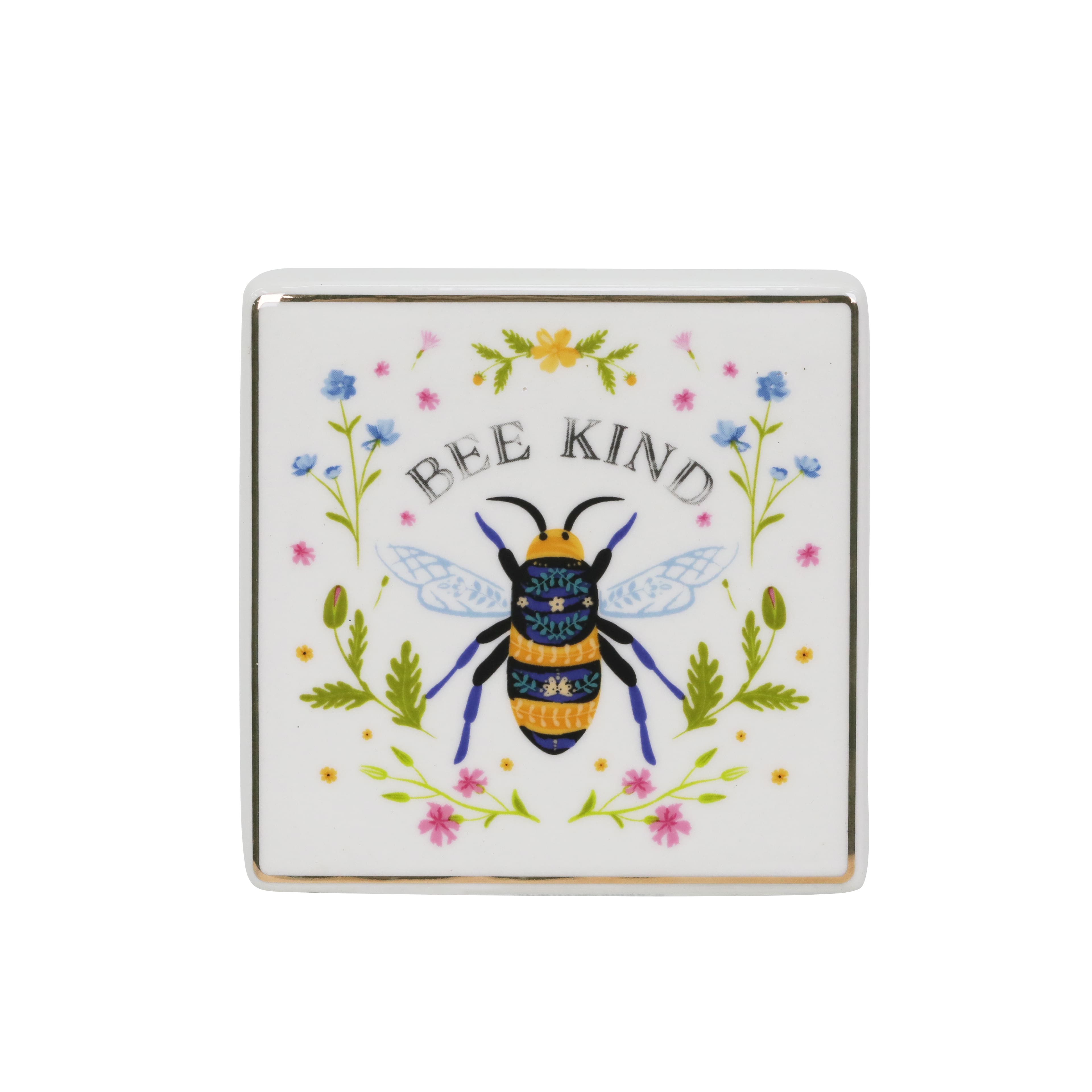 4.25&#x22; Bee Kind Tabletop Block Sign by Ashland&#xAE;