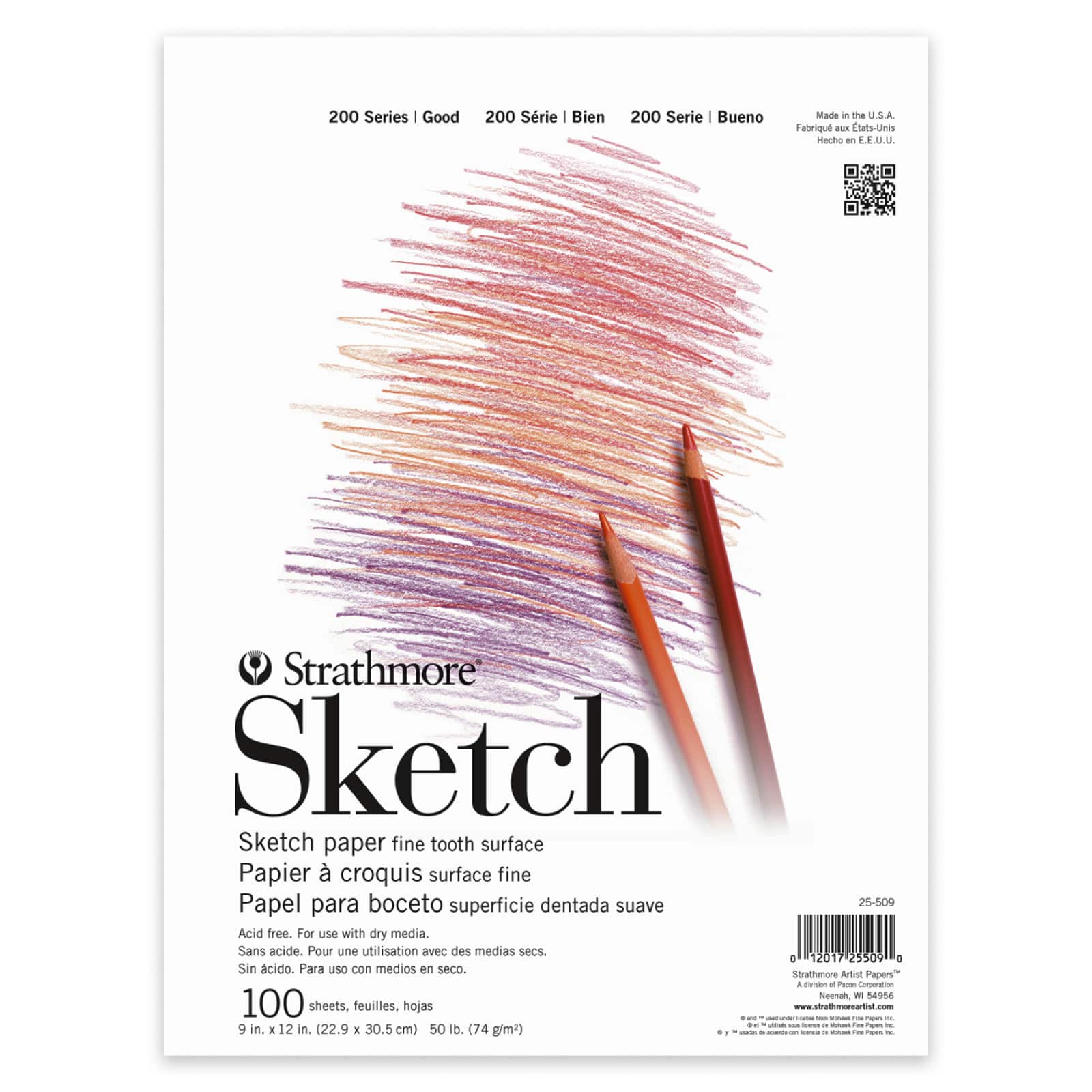 Strathmore® 200 Series Sketch Paper Pad