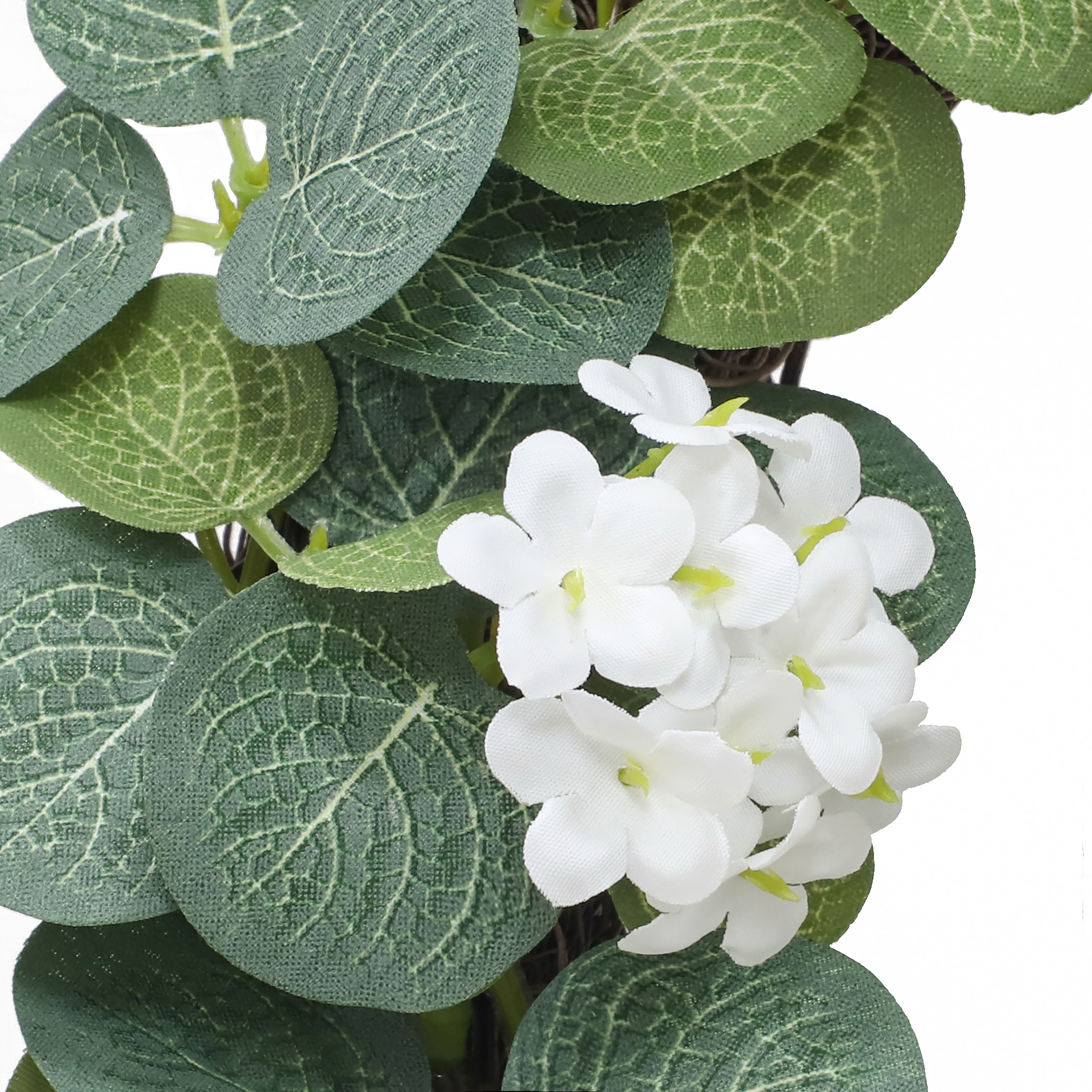 Mini White Blossom Wreath by Ashland&#xAE;