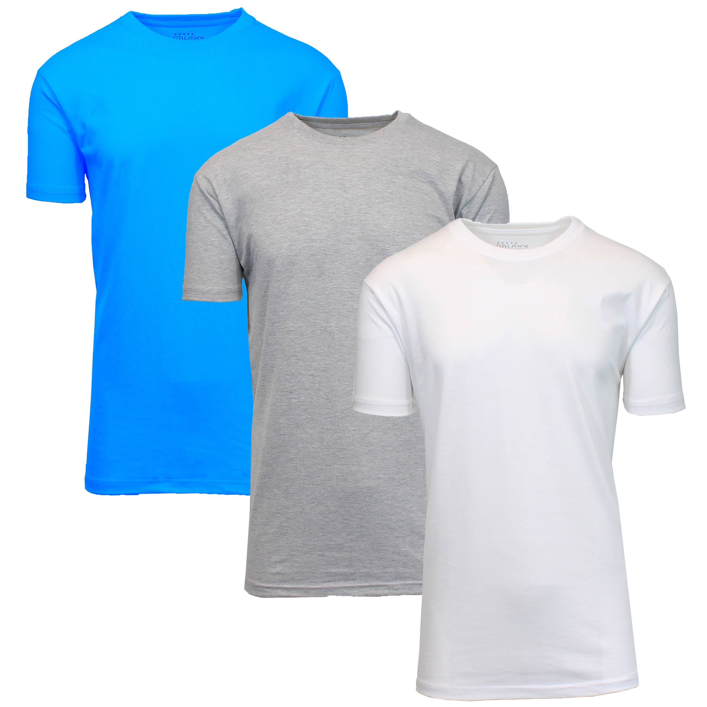 Galaxy By Harvic Crew Neck Men's T-Shirt 3 Pack | Michaels