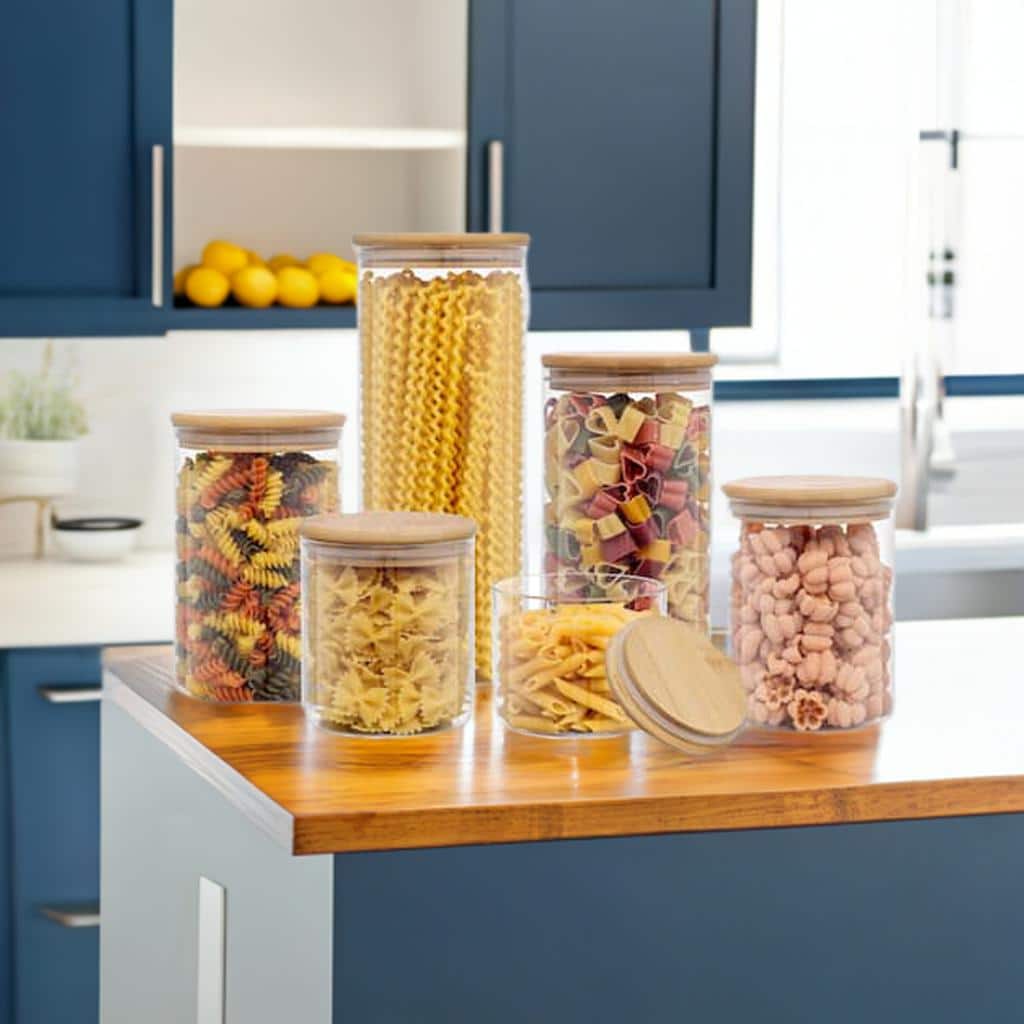 JoyJolt® Airtight Storage Jars with Clamp Lids Set