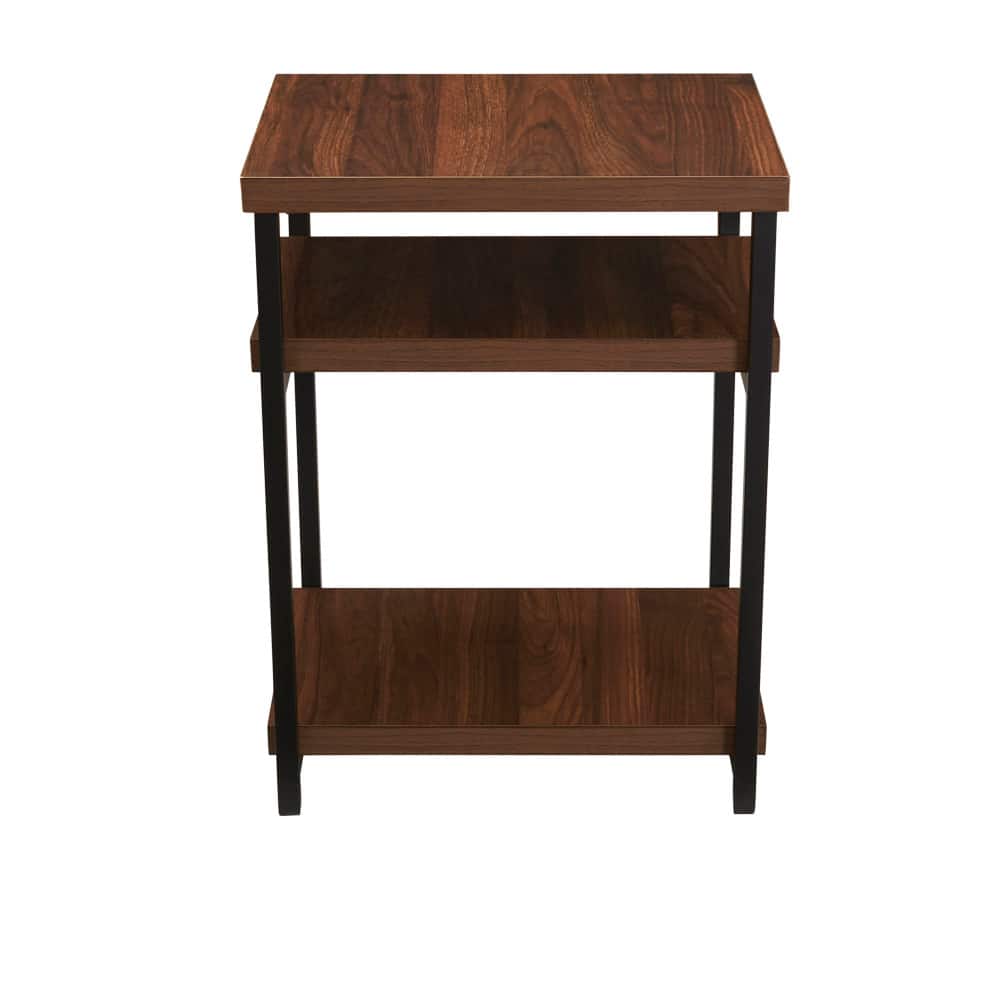 Household Essentials Jamestown 2-Shelf End Table