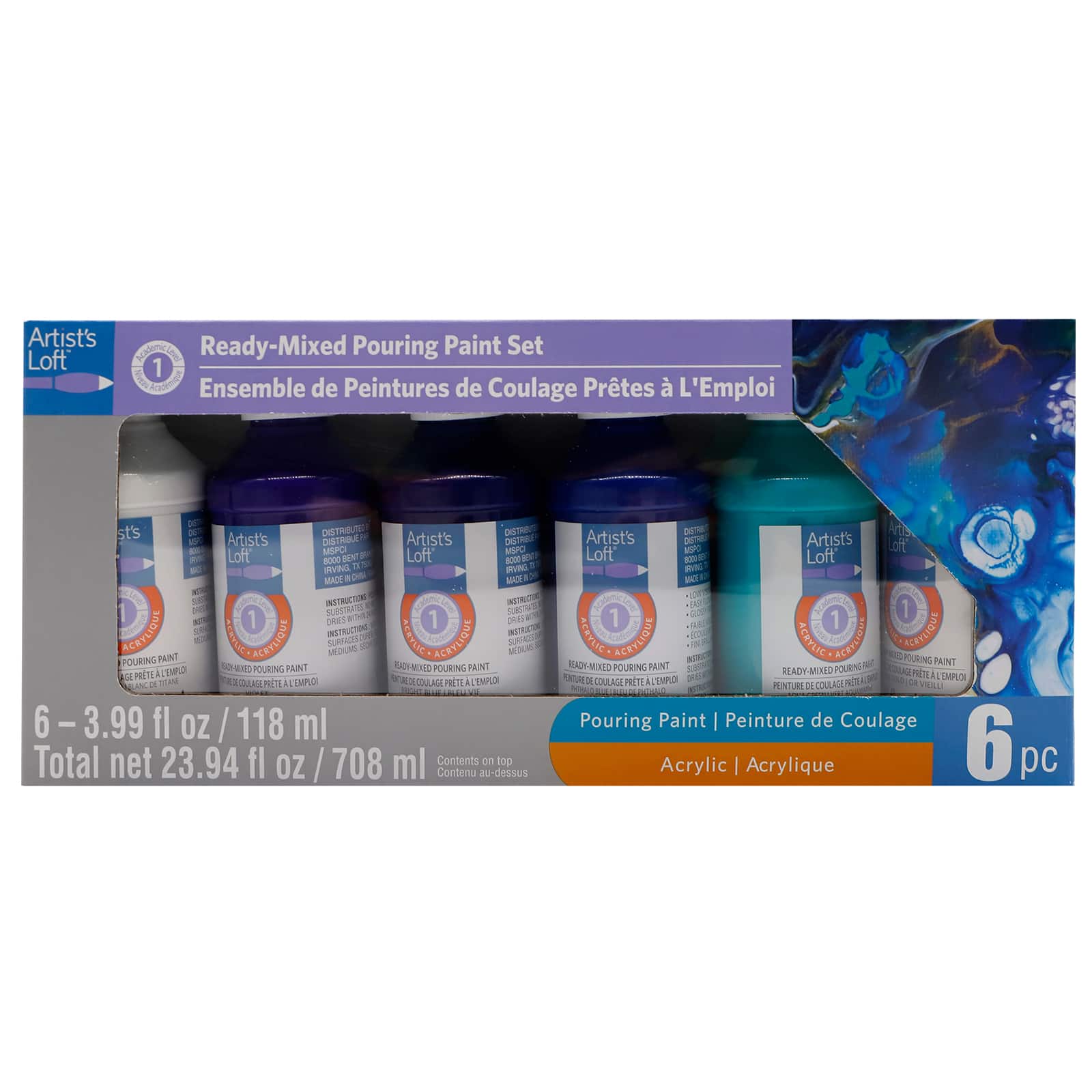 Ready-Mixed Acrylic Pouring Paint Set by Artist&#x27;s Loft&#x2122;
