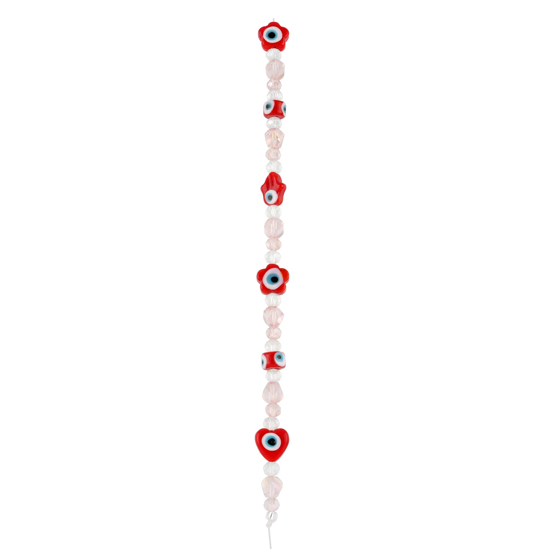 Red Evil Eye Lampwork Glass Bead Mix by Bead Landing&#x2122;