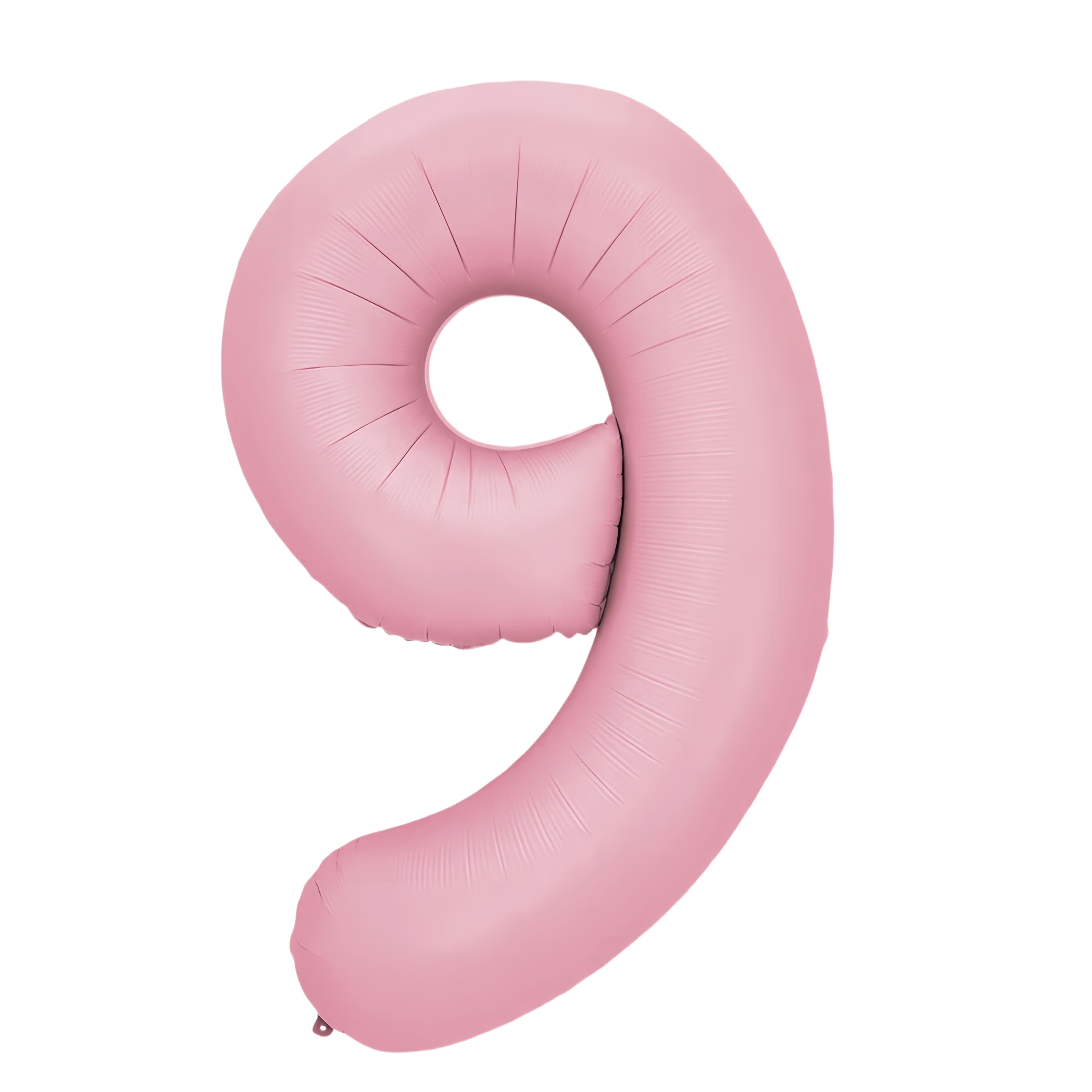 34&#x22; Light Pink Number Foil Balloon