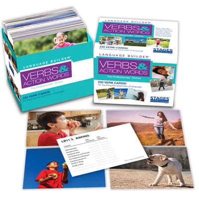 Stages Learning Materials LanGauge Builder Verb Picture Cards By Stages Learning Materials | Michaels